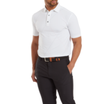 Footjoy Footjoy Raker Print  Lisle Polo - White