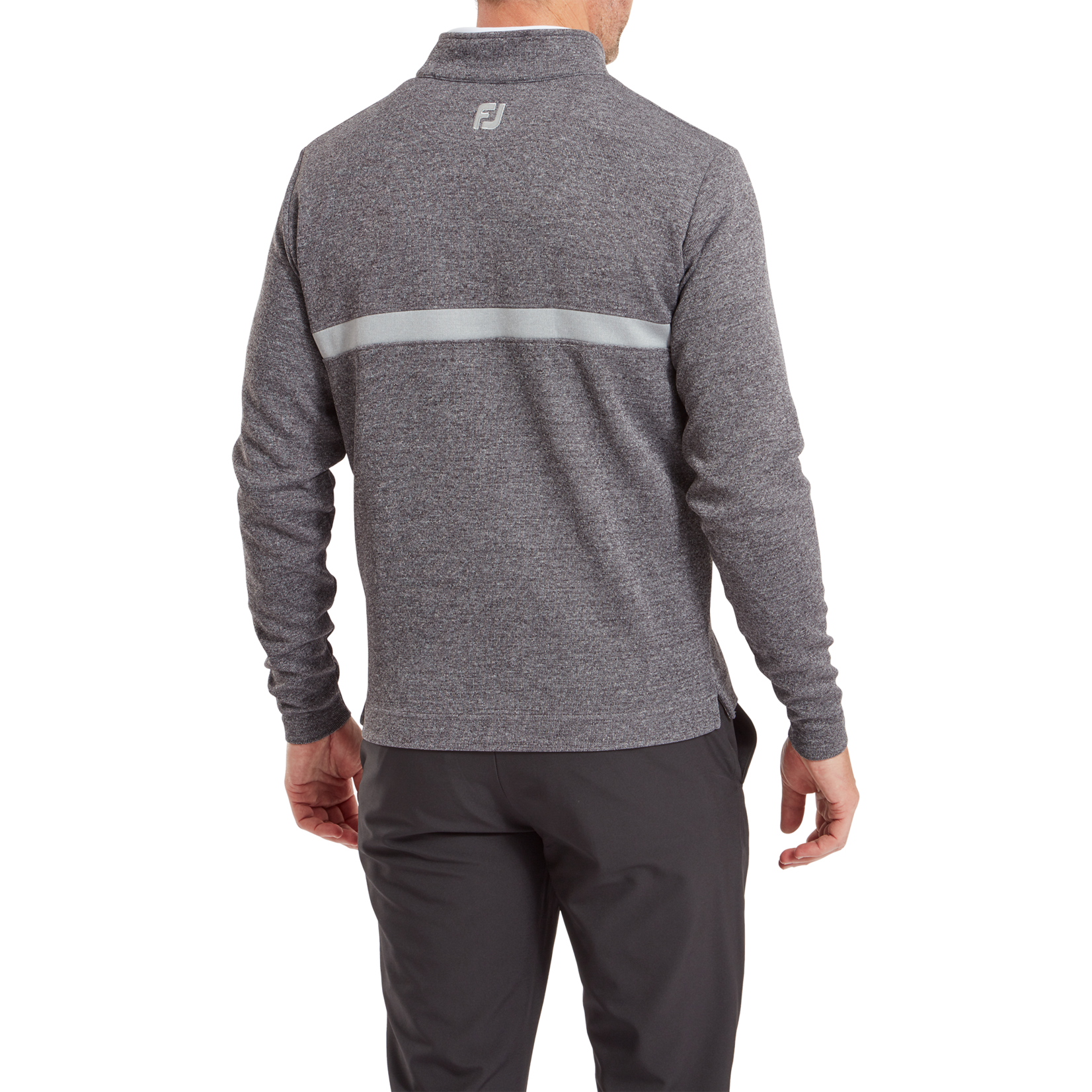 Footjoy Footjoy Inset Stripe Chill-Out - Heather Gravel/Heather Grey Cliff