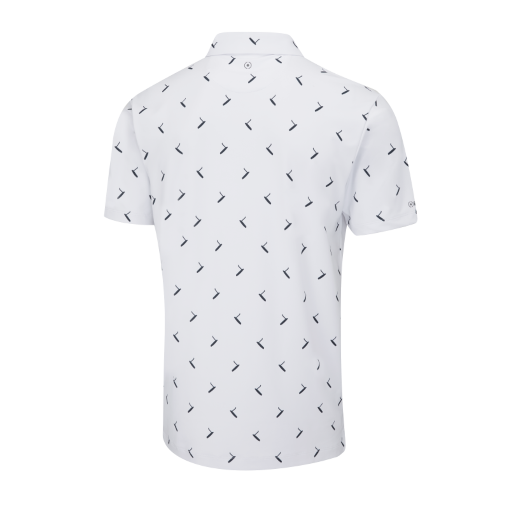 Ping PING Gold Putter Printed Polo - White/Navy Multi