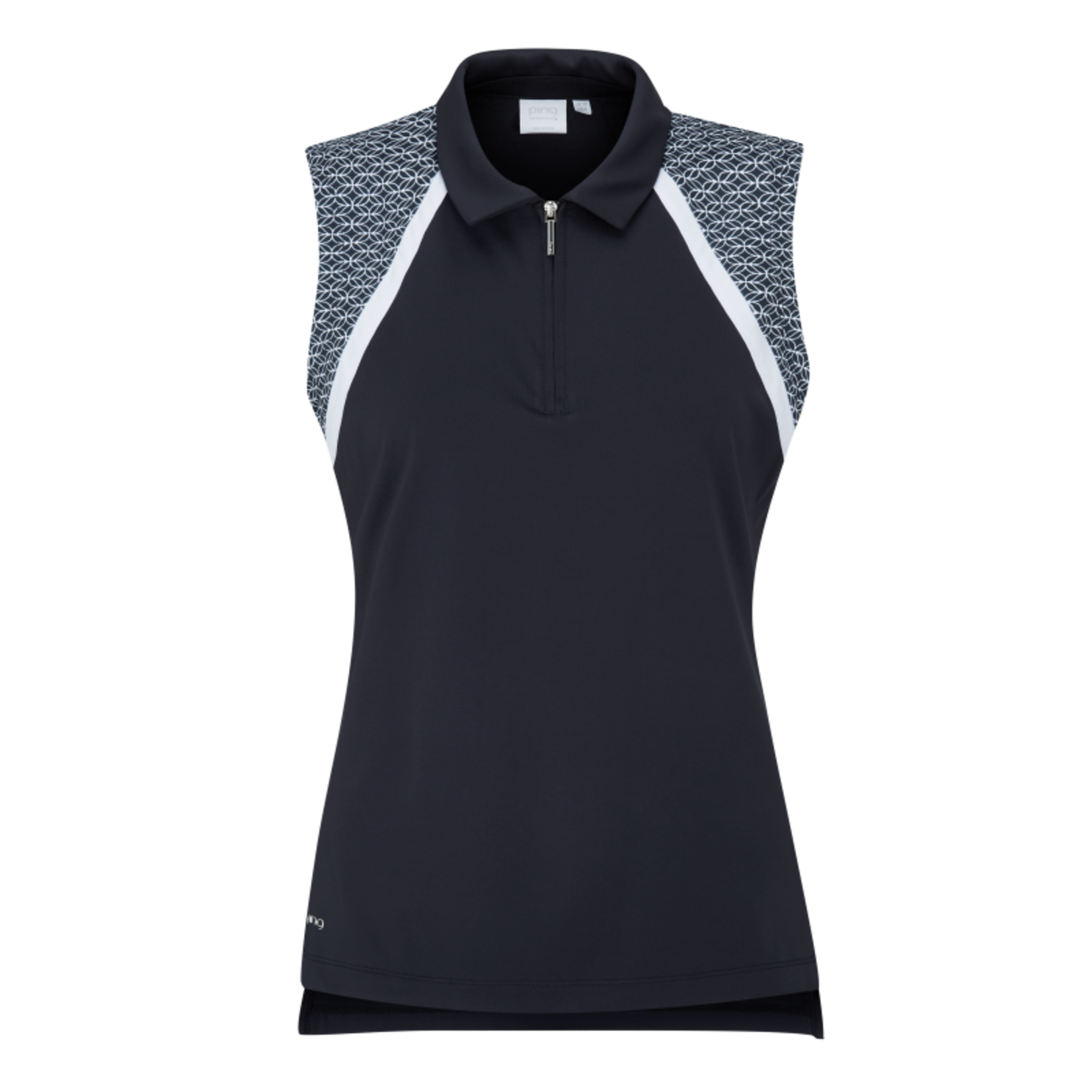 Ping PING Ansie Polo Sleeveless - Navy/White