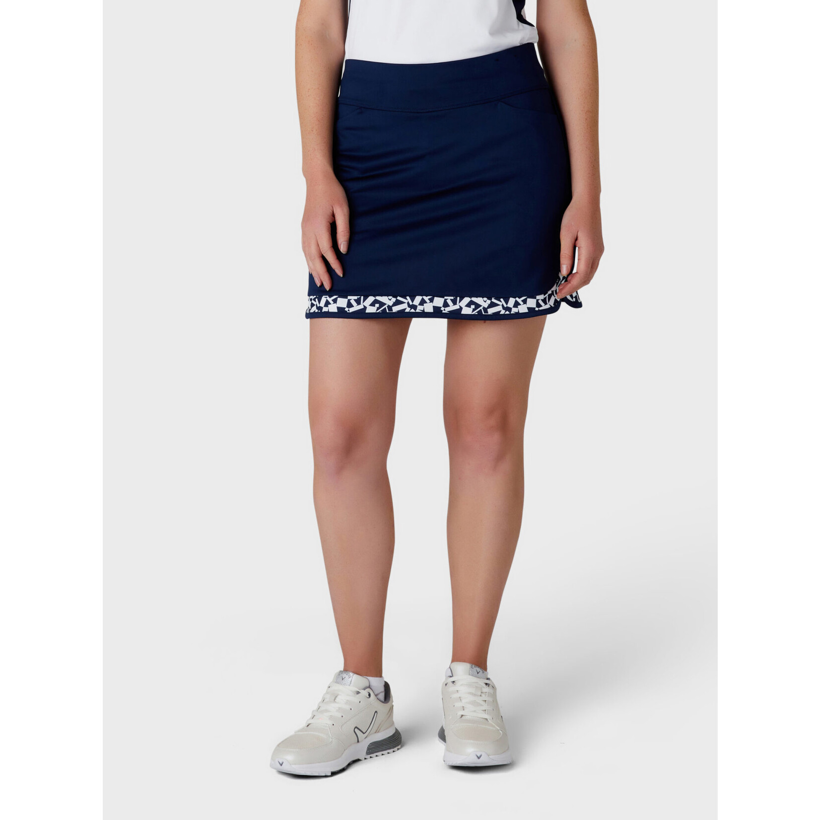 Callaway Callaway 17" Two Tone Geo Blocked Skort - Navy/Peacoat