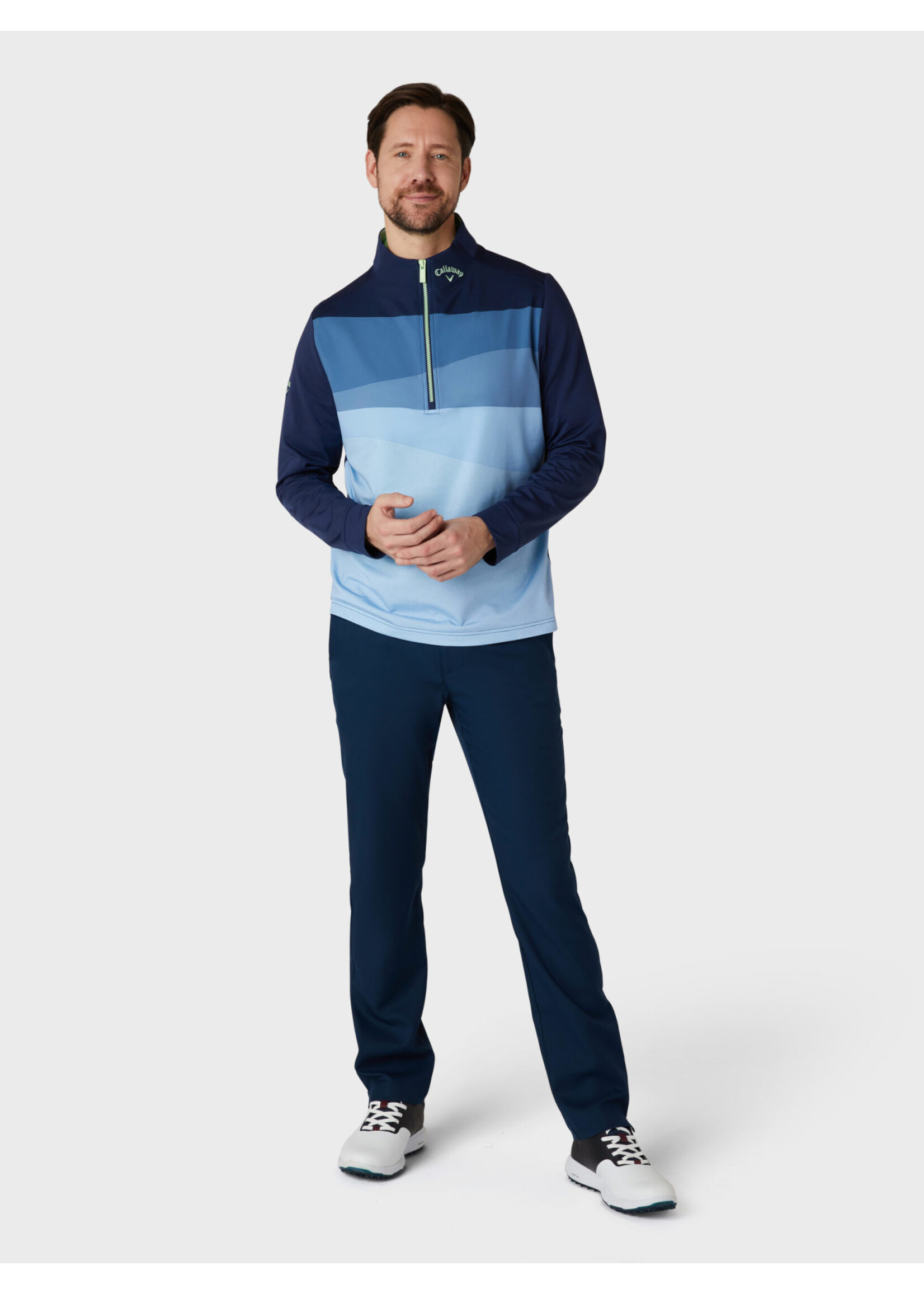 Callaway Callaway Long Sleeve 1/4 Zip - Peacoat