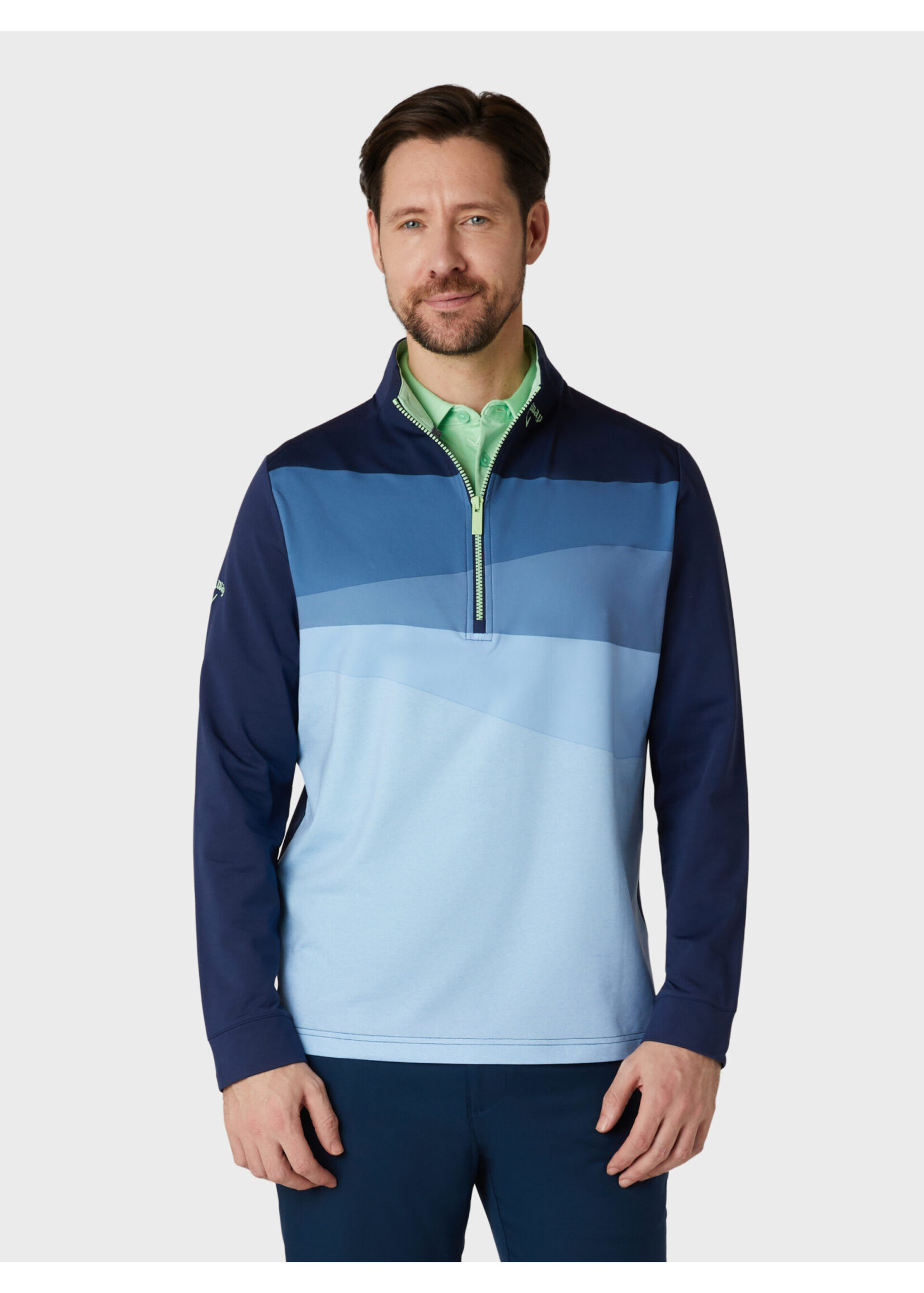 Callaway Callaway Long Sleeve 1/4 Zip - Peacoat