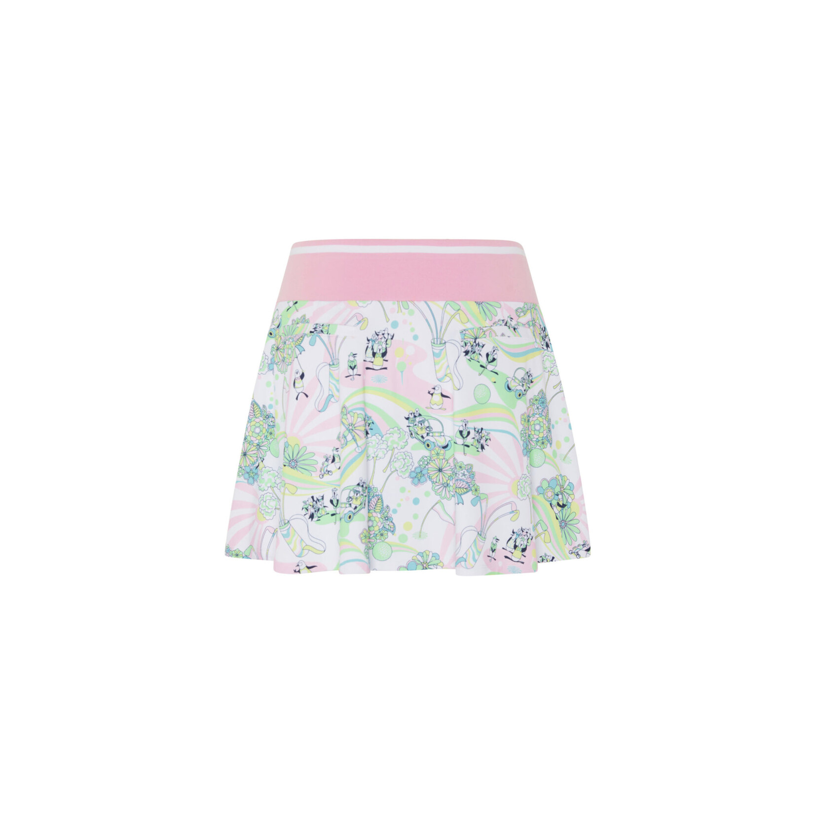 Original Penguin Original Penguin Flounce /w Ribbed Waist Skort - Bright White