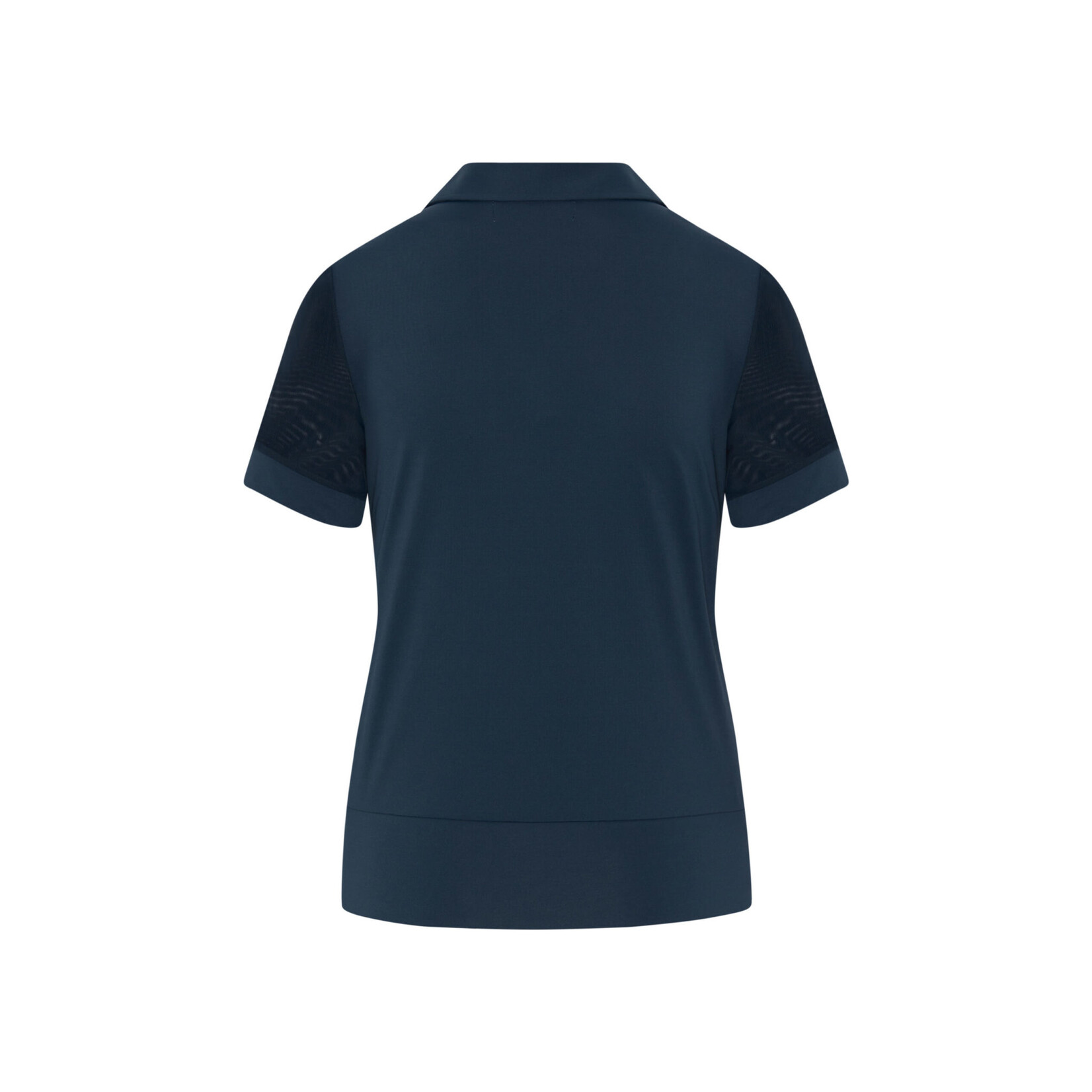 Original Penguin Original Penguin 1/2 Sleeve Mesh Blocked Polo - Black Iris