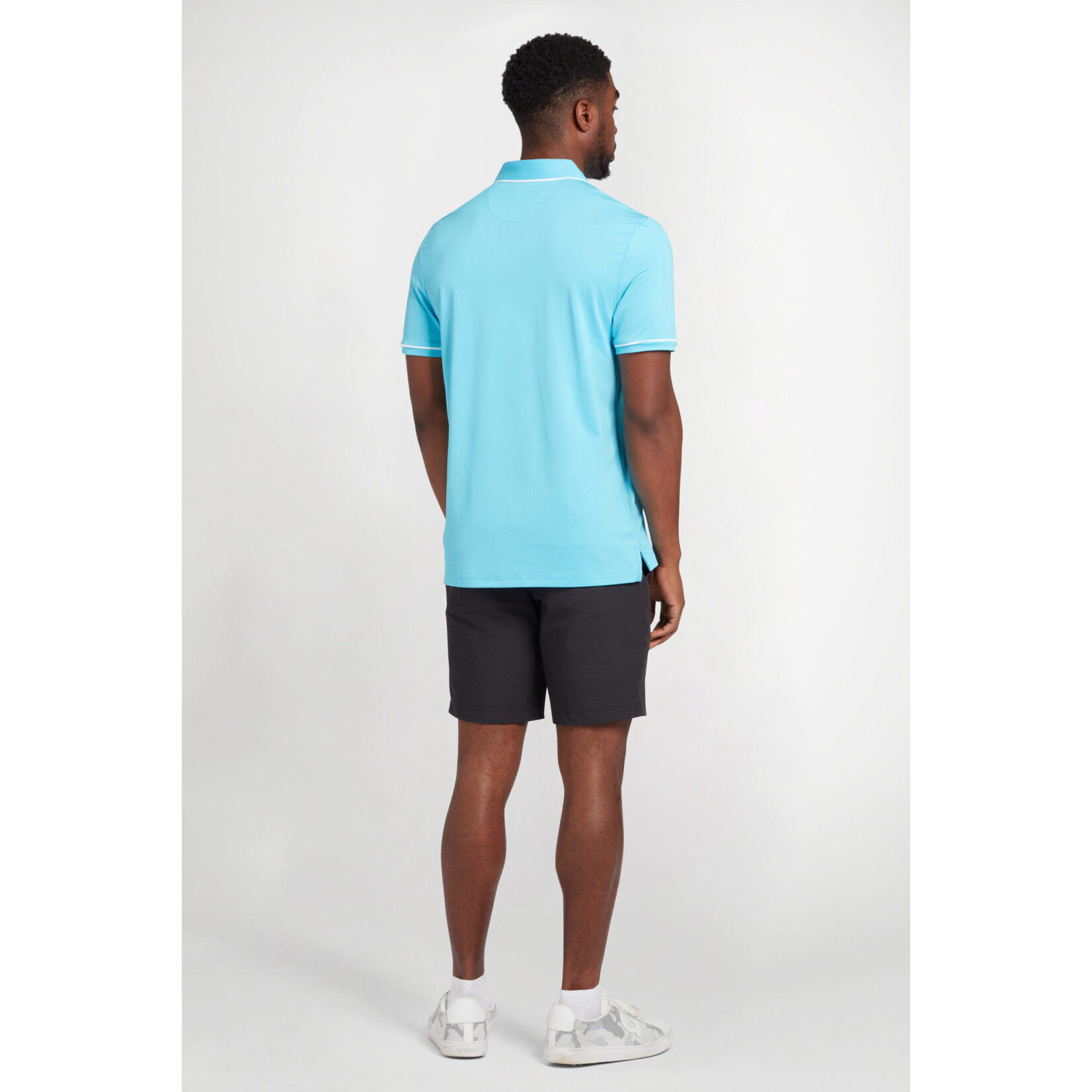 Original Penguin Original Penguin New Heritage Polo /w Large Pete Logo - Aquarius