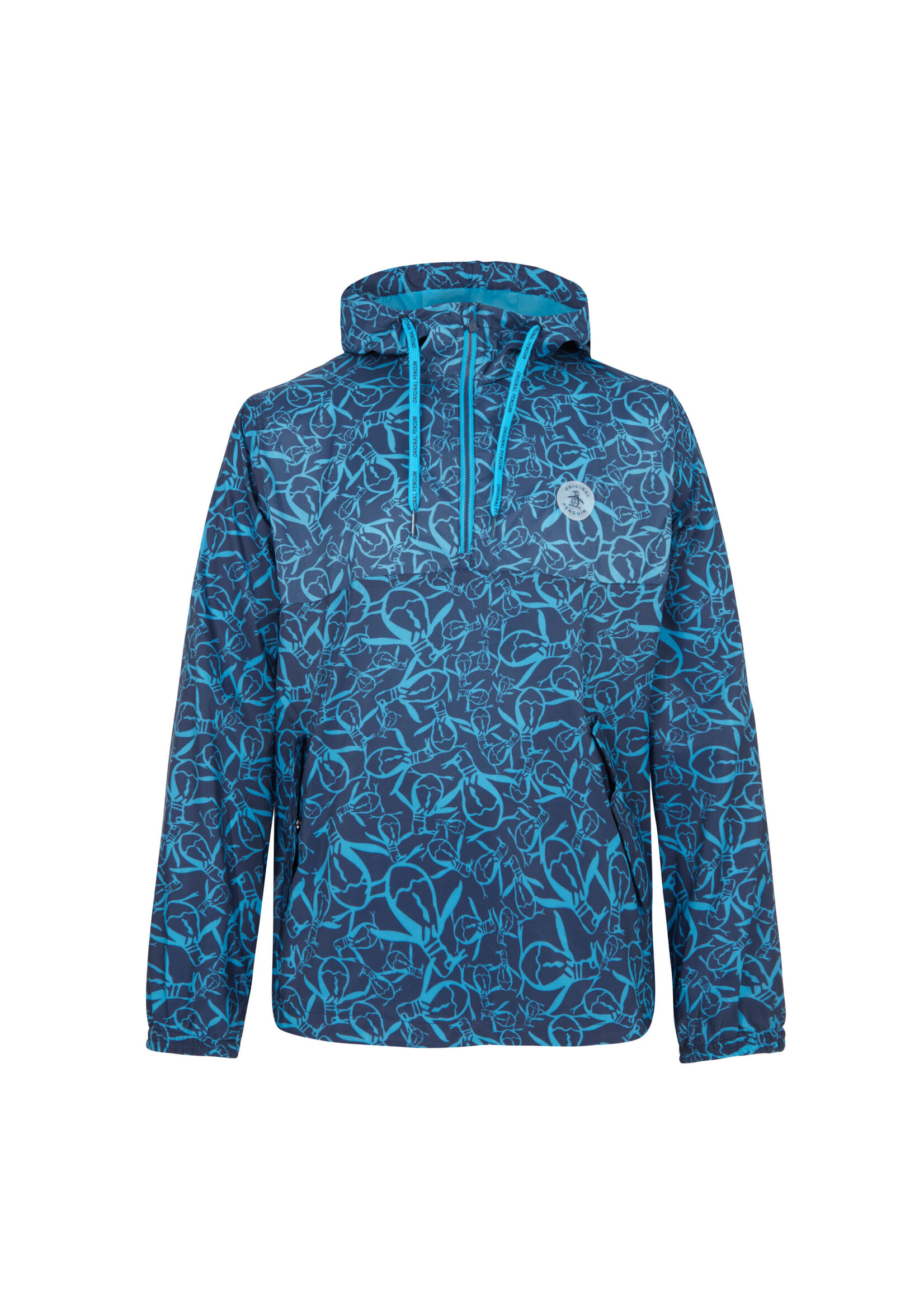 Original Penguin Original Penguin Trademark Printed Windjacket  - Black Iris