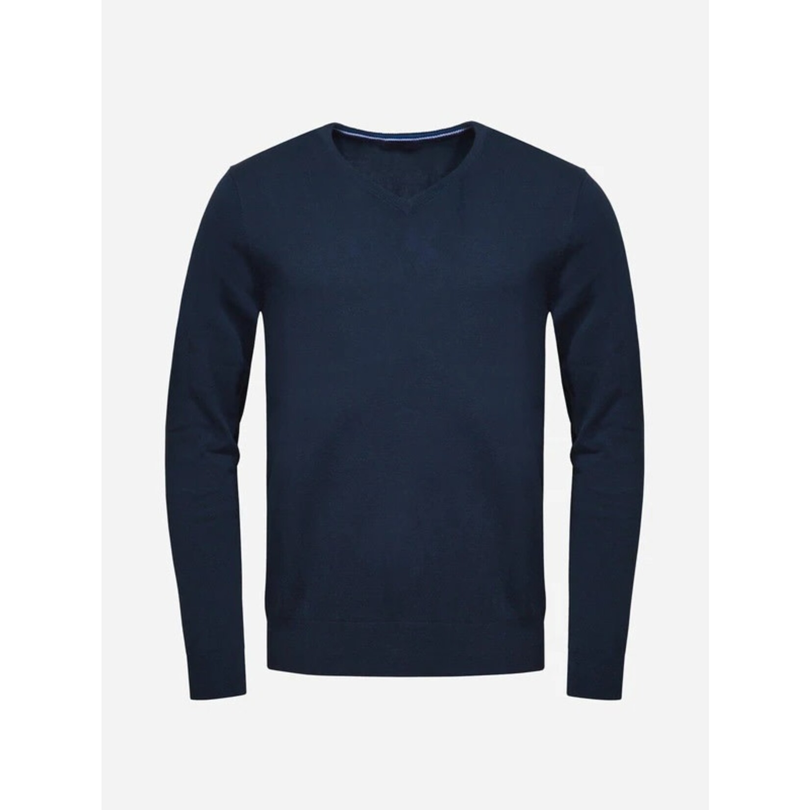 Cross Cross M Classic V Pullover - Navy