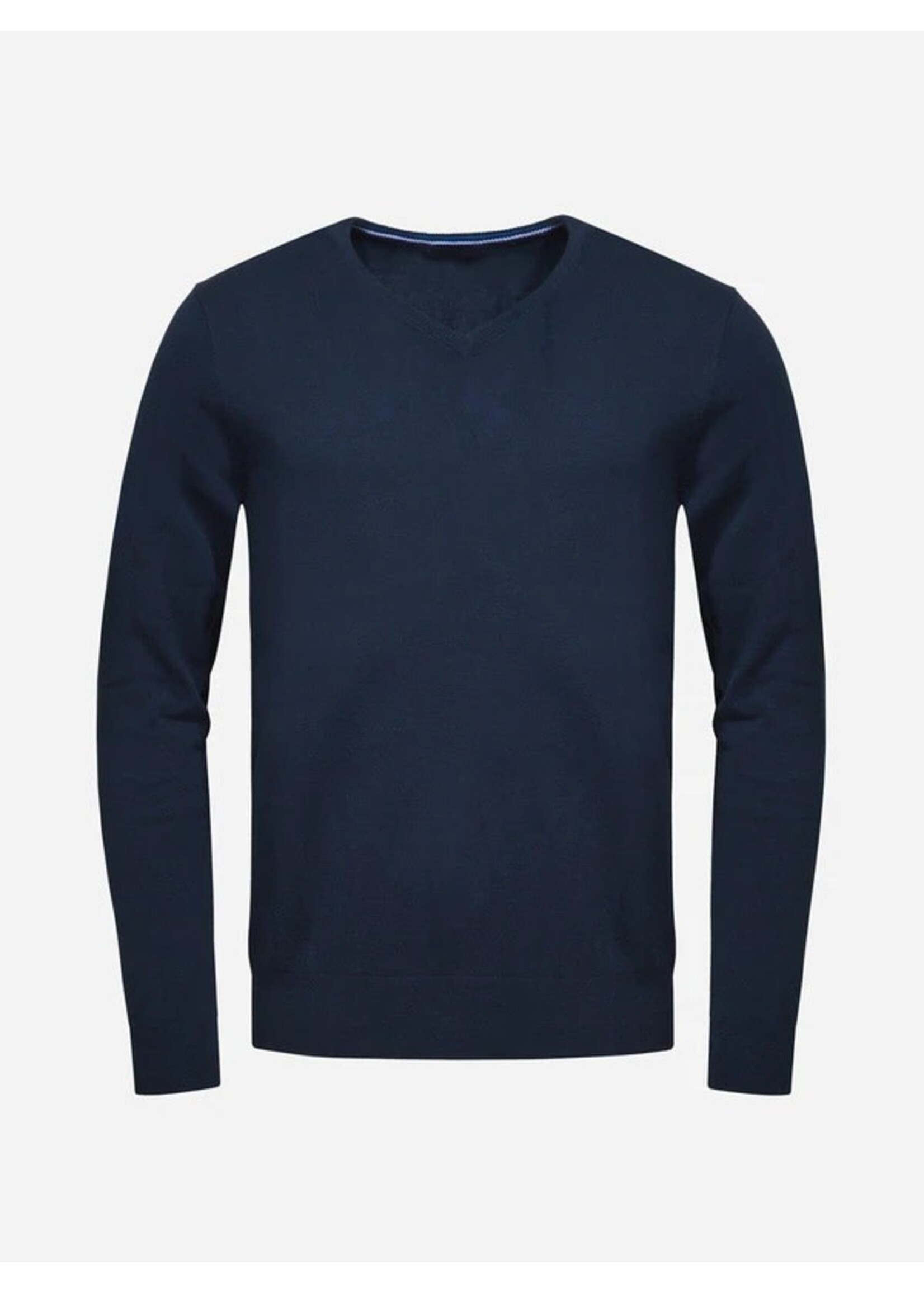 Cross Cross M Classic V Pullover - Navy