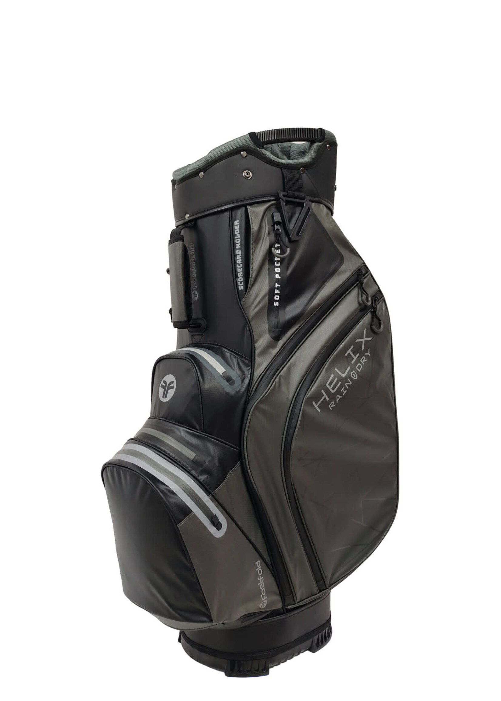 FastFold FastFold Helix Waterproof Cartbag - Black/Charcoal/Grey