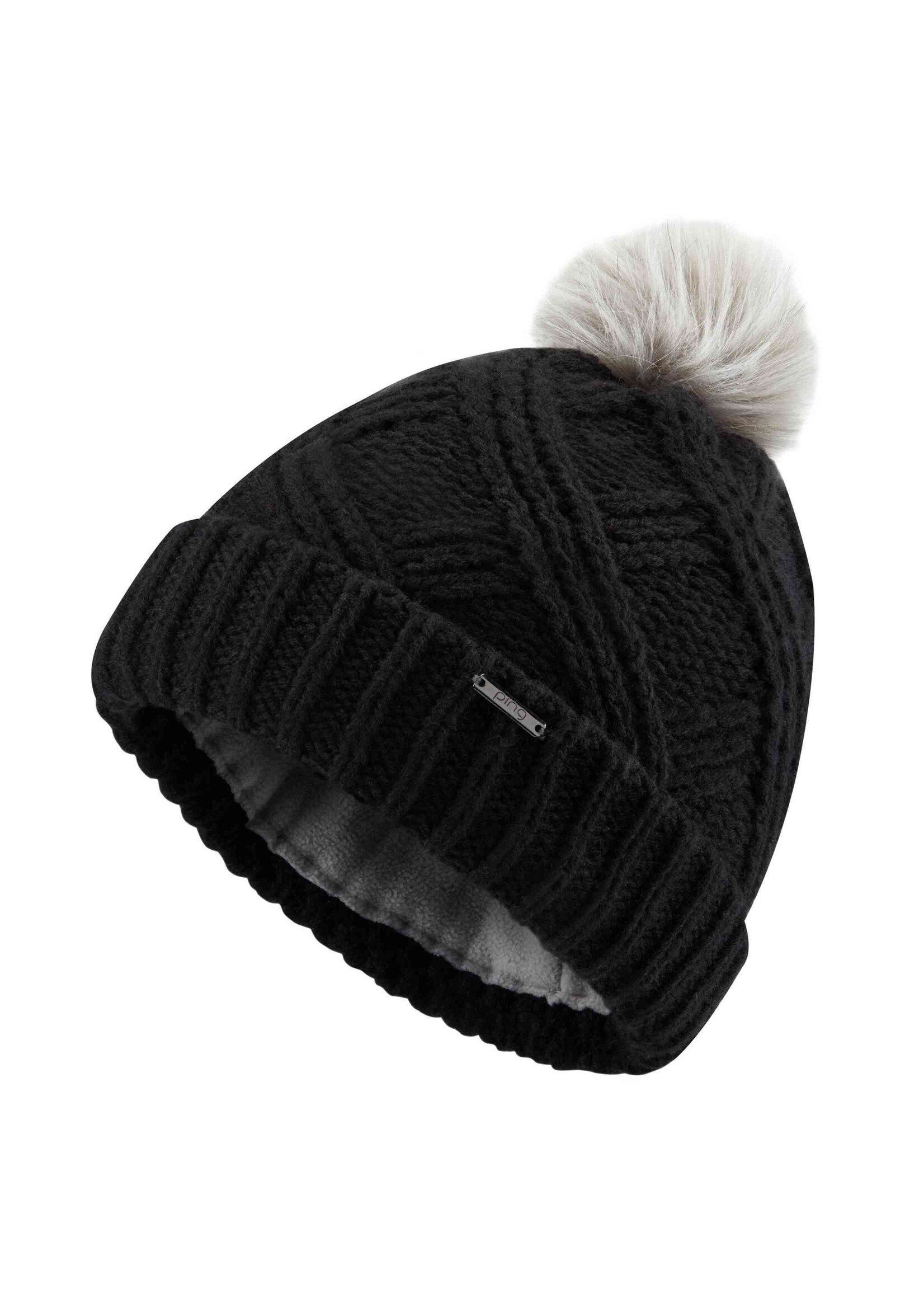 Ping Ping Shannon Bobble Muts - Black