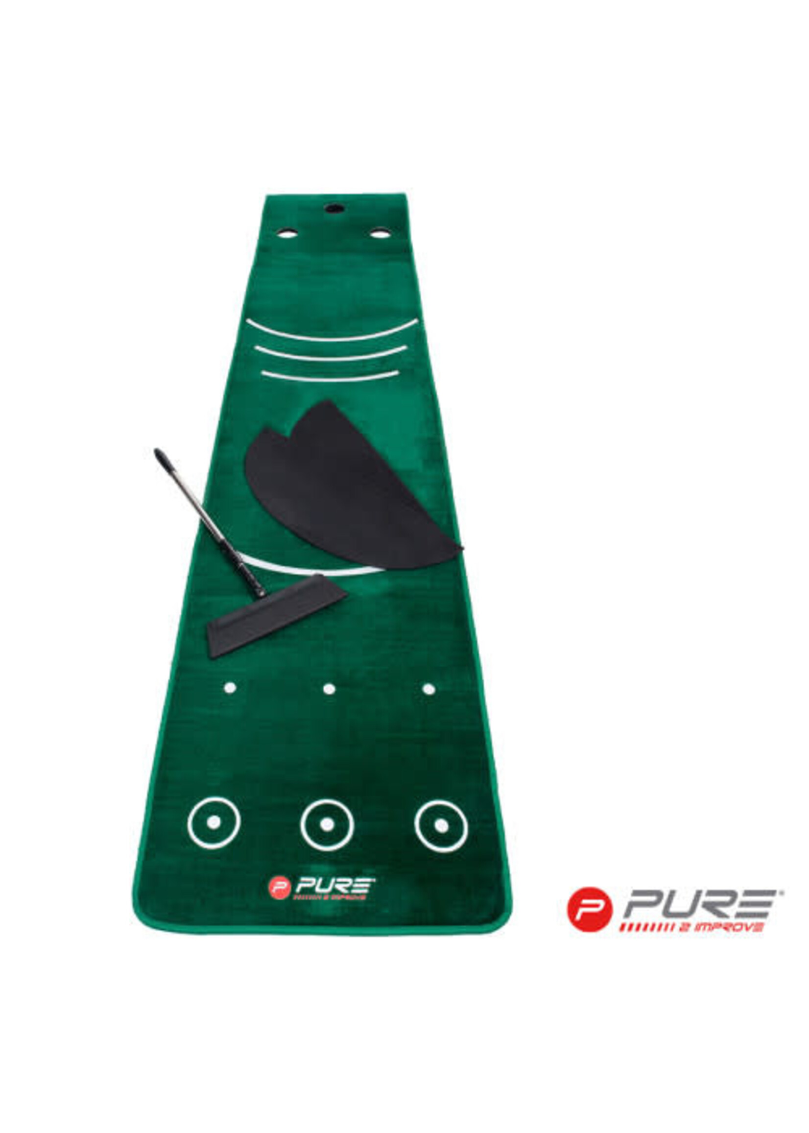Pure 2 Improve Pure2Improve Putting Mat 0,70 M X 3,35 M With Broom