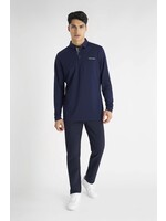 Calvin Klein Calvin Klein Medina Longsleeve Polo - Evening Blue Marl