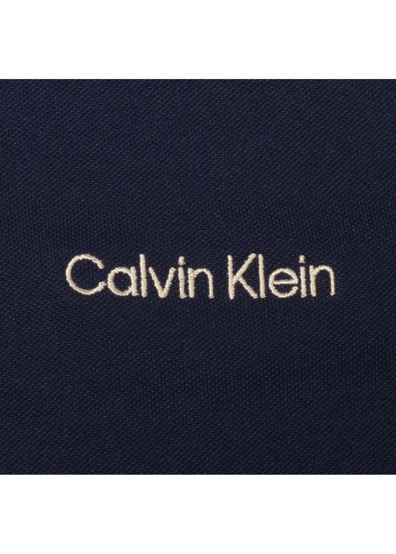 Calvin Klein Calvin Klein Medina Longsleeve Polo - Evening Blue Marl