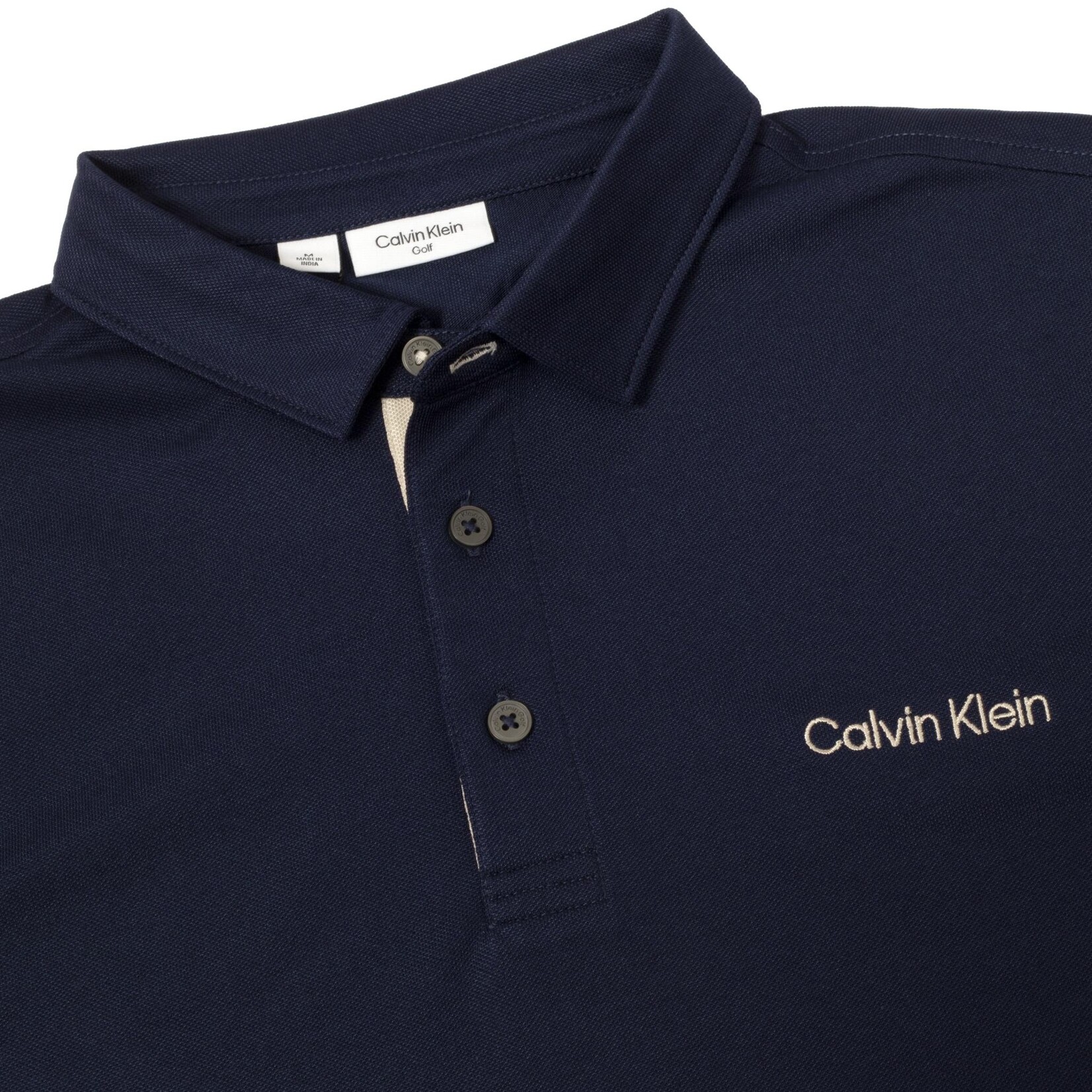 Calvin Klein Calvin Klein Medina Longsleeve Polo - Evening Blue Marl