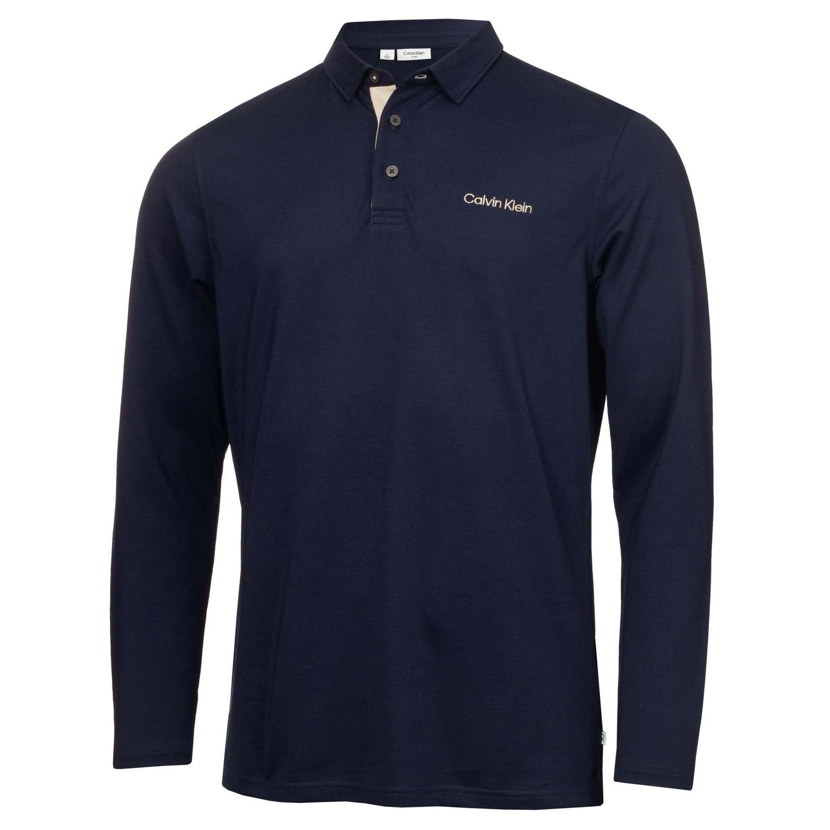 Calvin Klein Calvin Klein Medina Longsleeve Polo - Evening Blue Marl