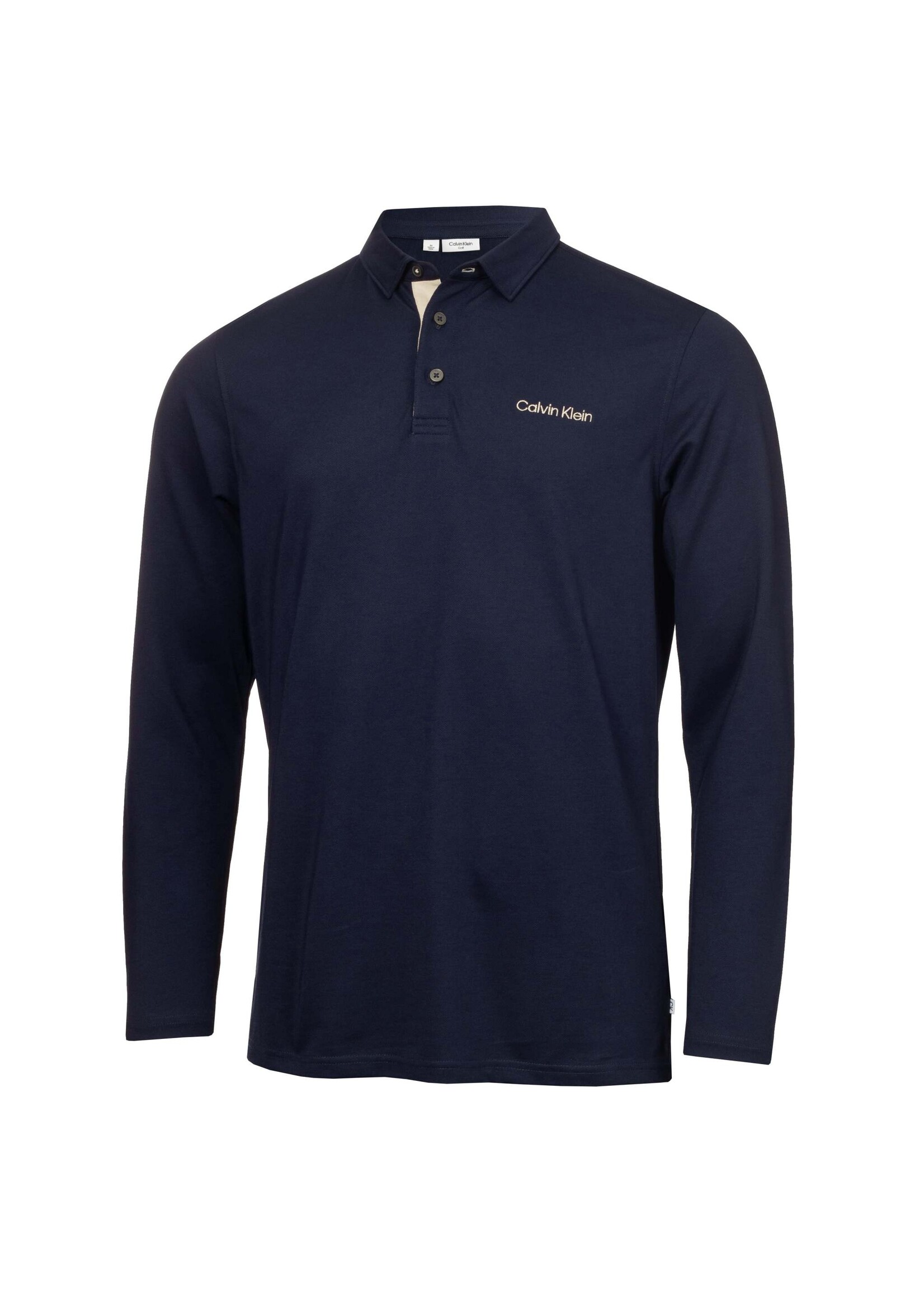 Calvin Klein Calvin Klein Medina Longsleeve Polo - Evening Blue Marl