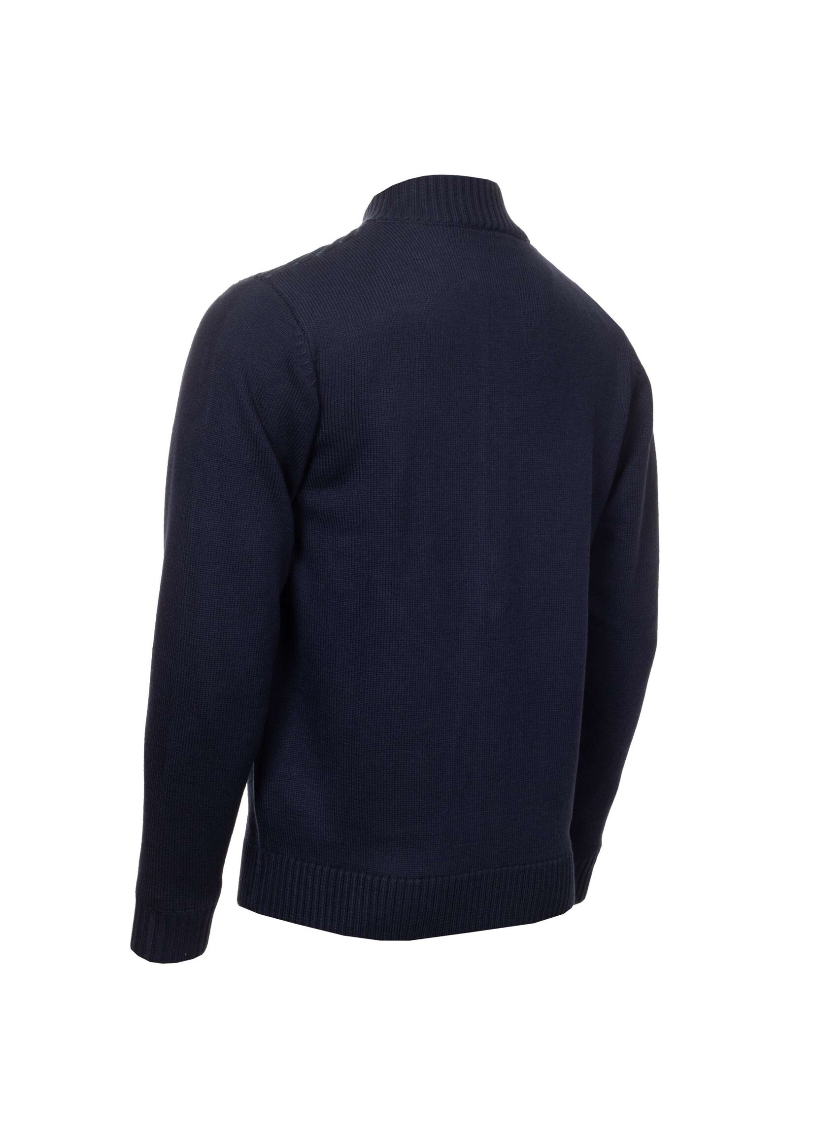 Calvin Klein Calvin Klein Oak Creek Full Zip Lined Sweater - Evening Blue