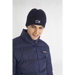 Calvin Klein Calvin Klein Ribbed Knit Beanie HD Embroided - Evening Blue