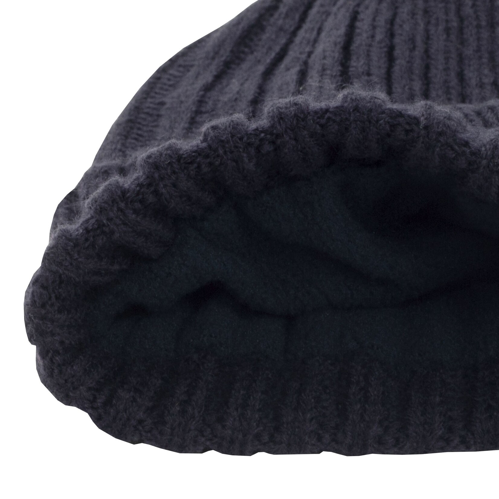 Calvin Klein Calvin Klein Ribbed Knit Beanie HD Embroided - Evening Blue