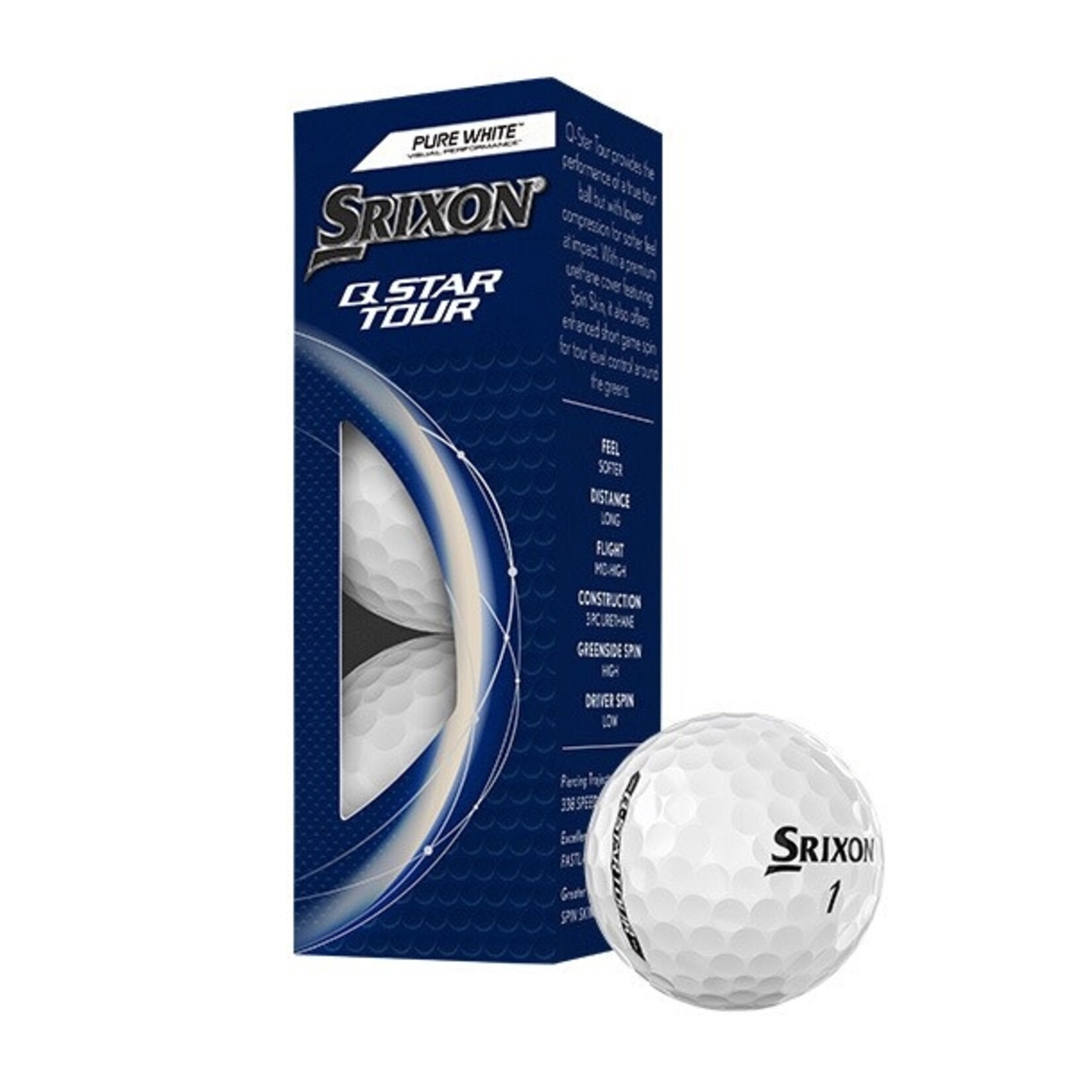 Srixon Srixon Q-star Tour - White - sleeve