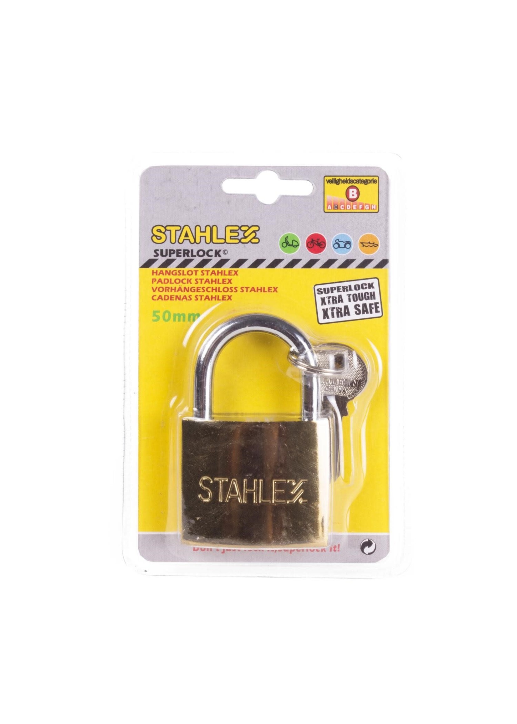 Stahlex Stahlex sleutel slot 50mm