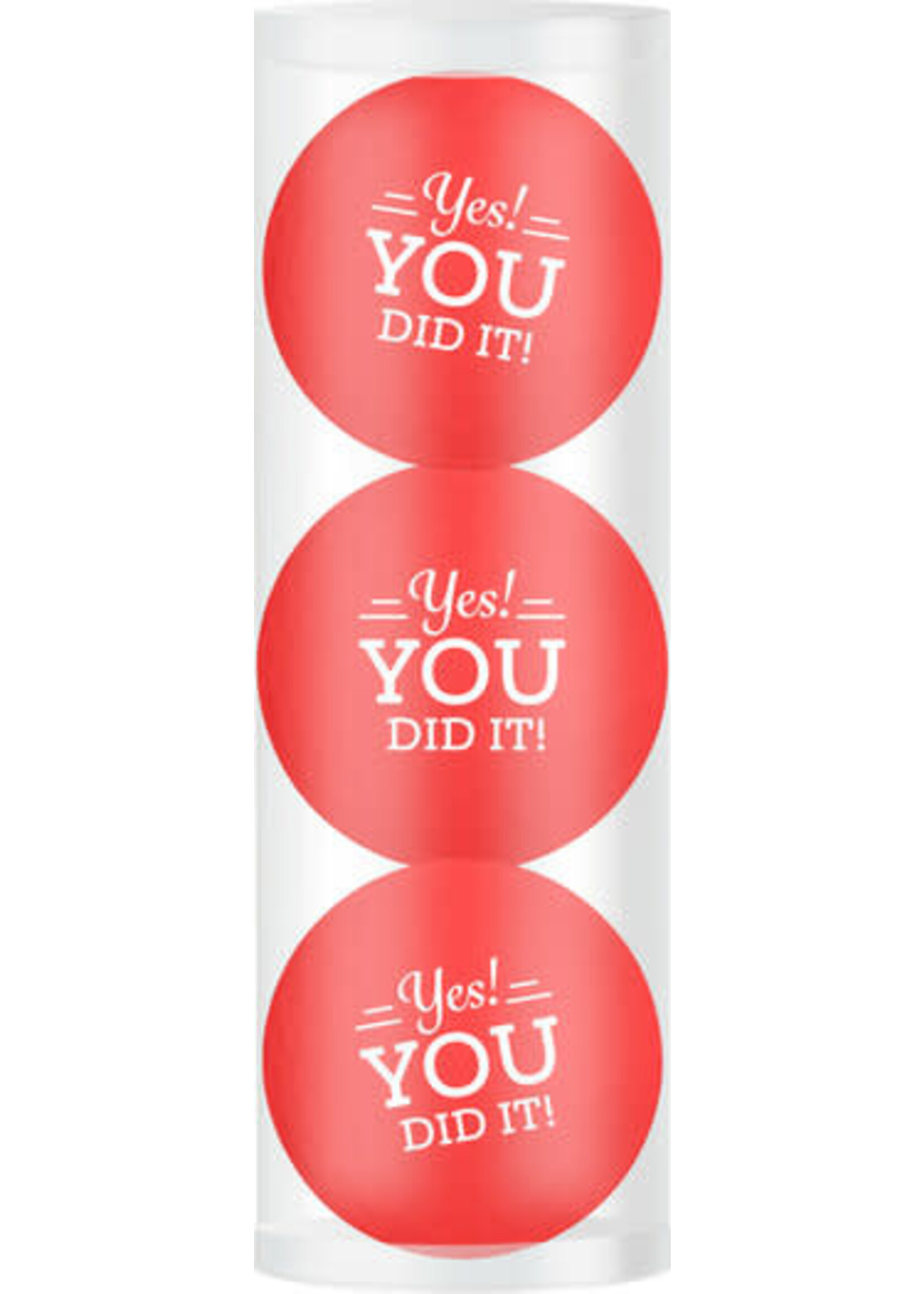 Legend Giftset 3 balls - Yes You Did It - Red