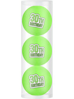 Legend Giftset 3 balls - 30th Birthday - Green