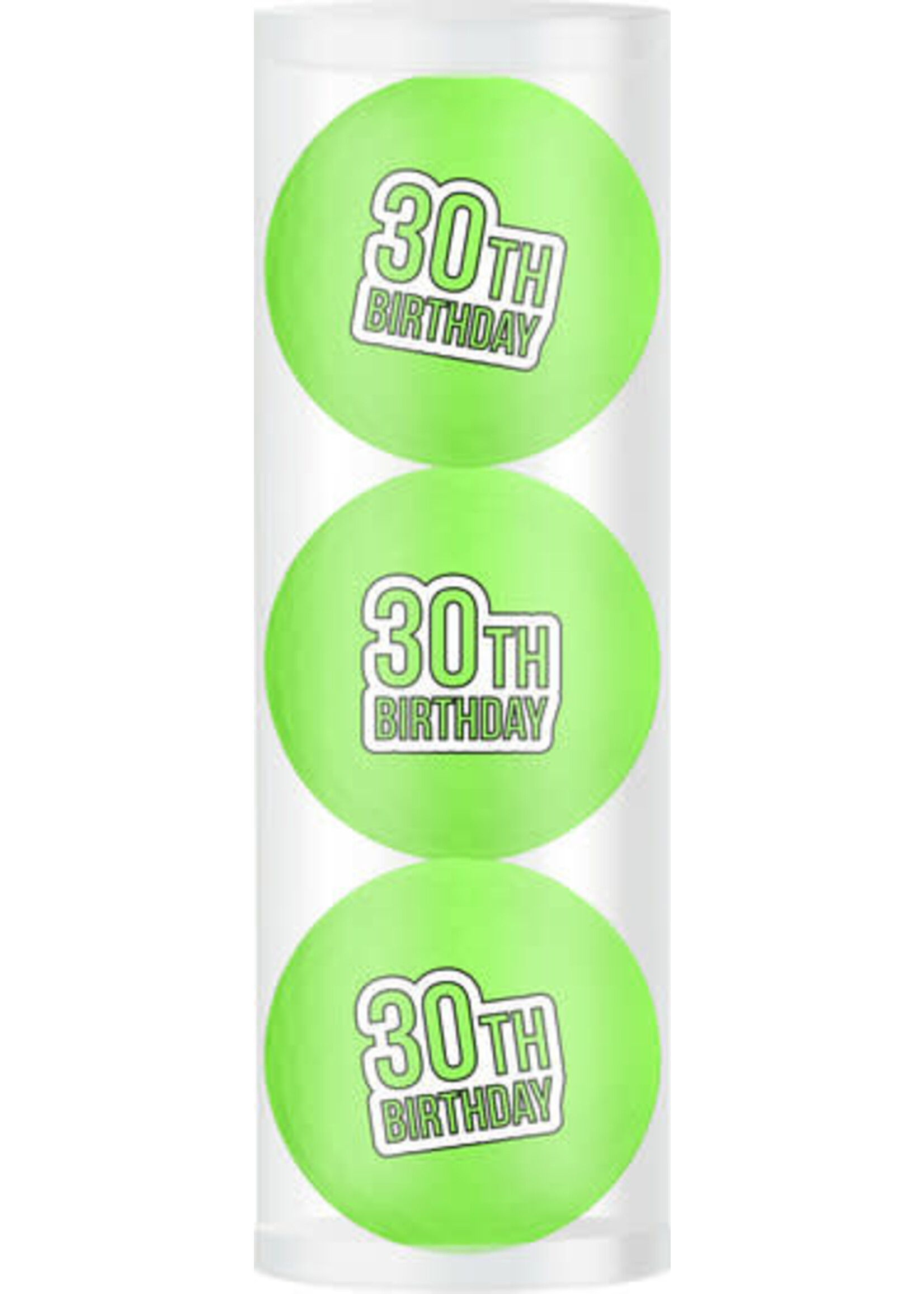 Legend Giftset 3 balls - 30th Birthday - Green