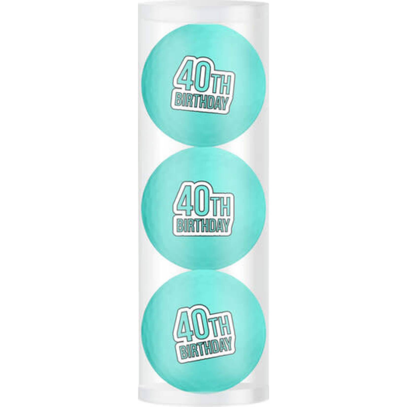 Legend Giftset 3 balls - 40th Birthday - Blue