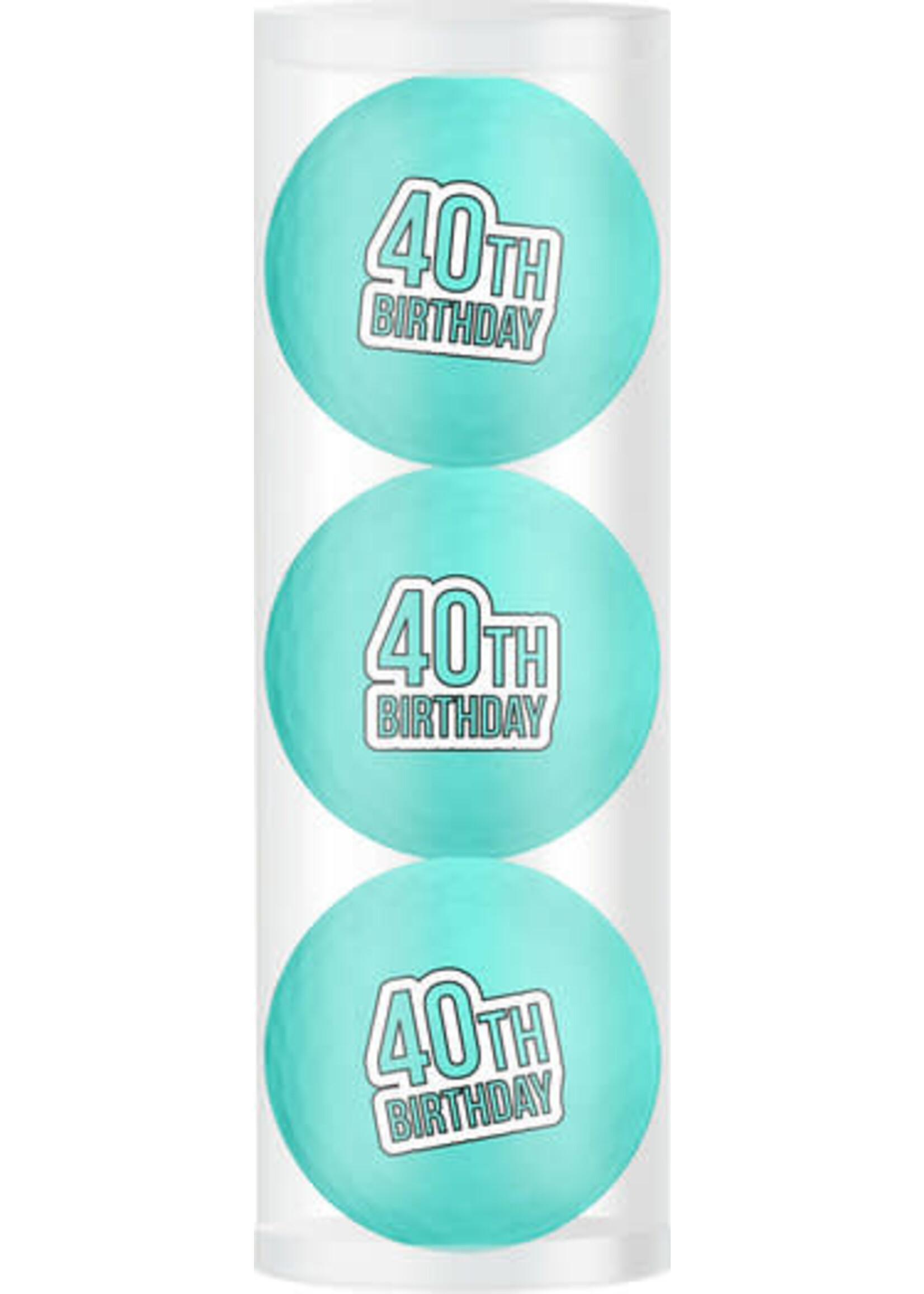 Legend Giftset 3 balls - 40th Birthday - Blue