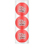 Legend Giftset 3 balls - 65th Birthday - Red