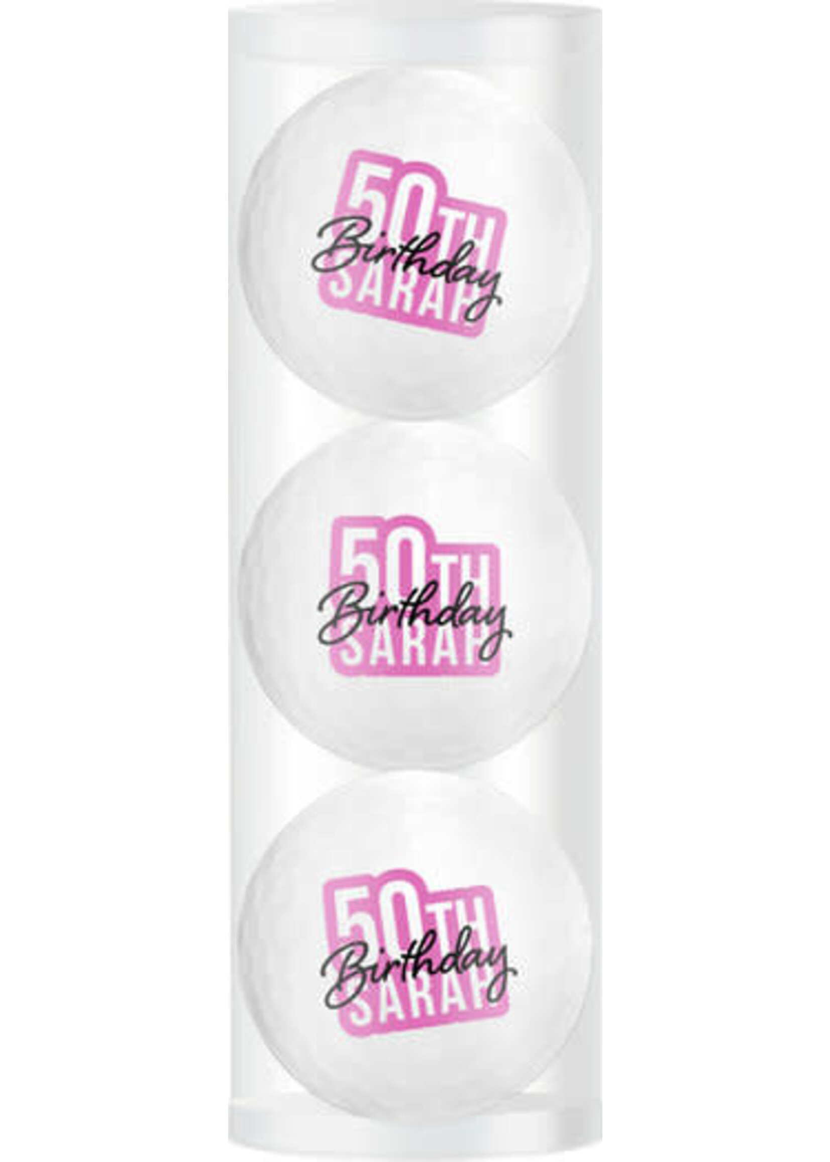 Legend Giftset 3 balls - Sarah 50th Birthday