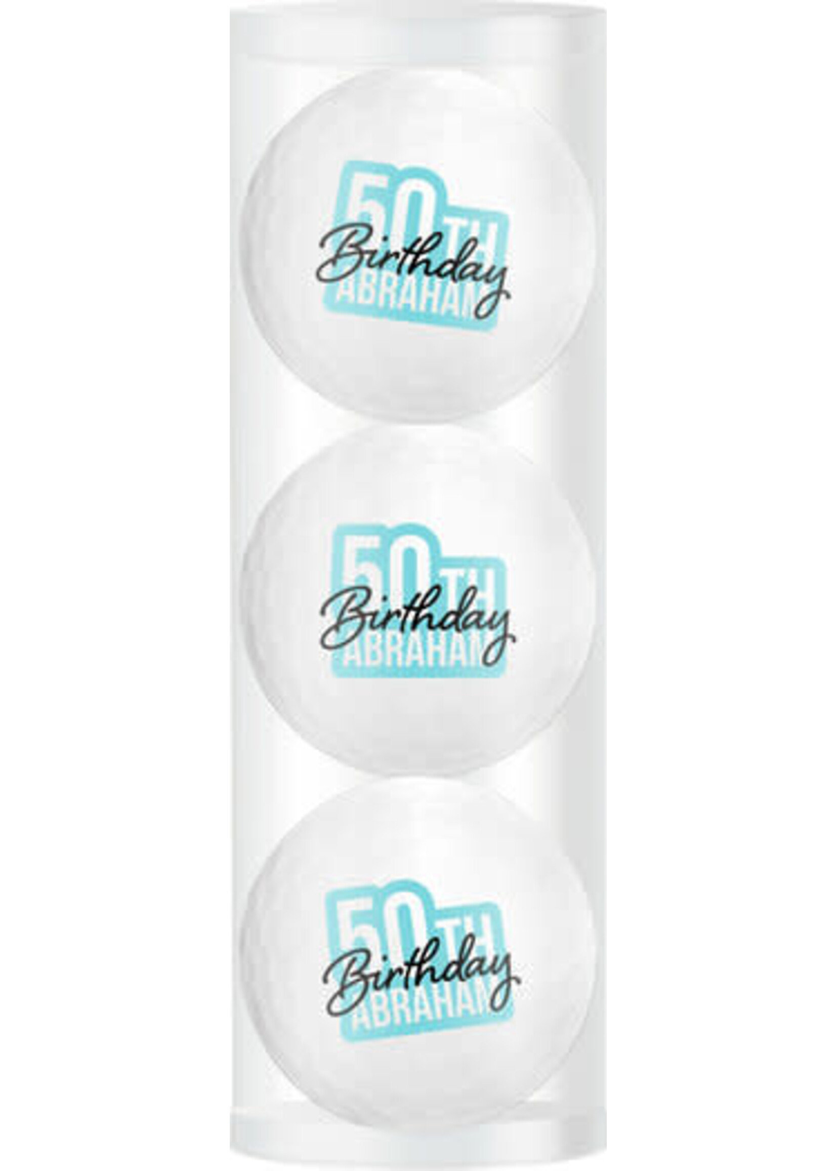 Legend Giftset 3 balls - Abraham 50th Birthday