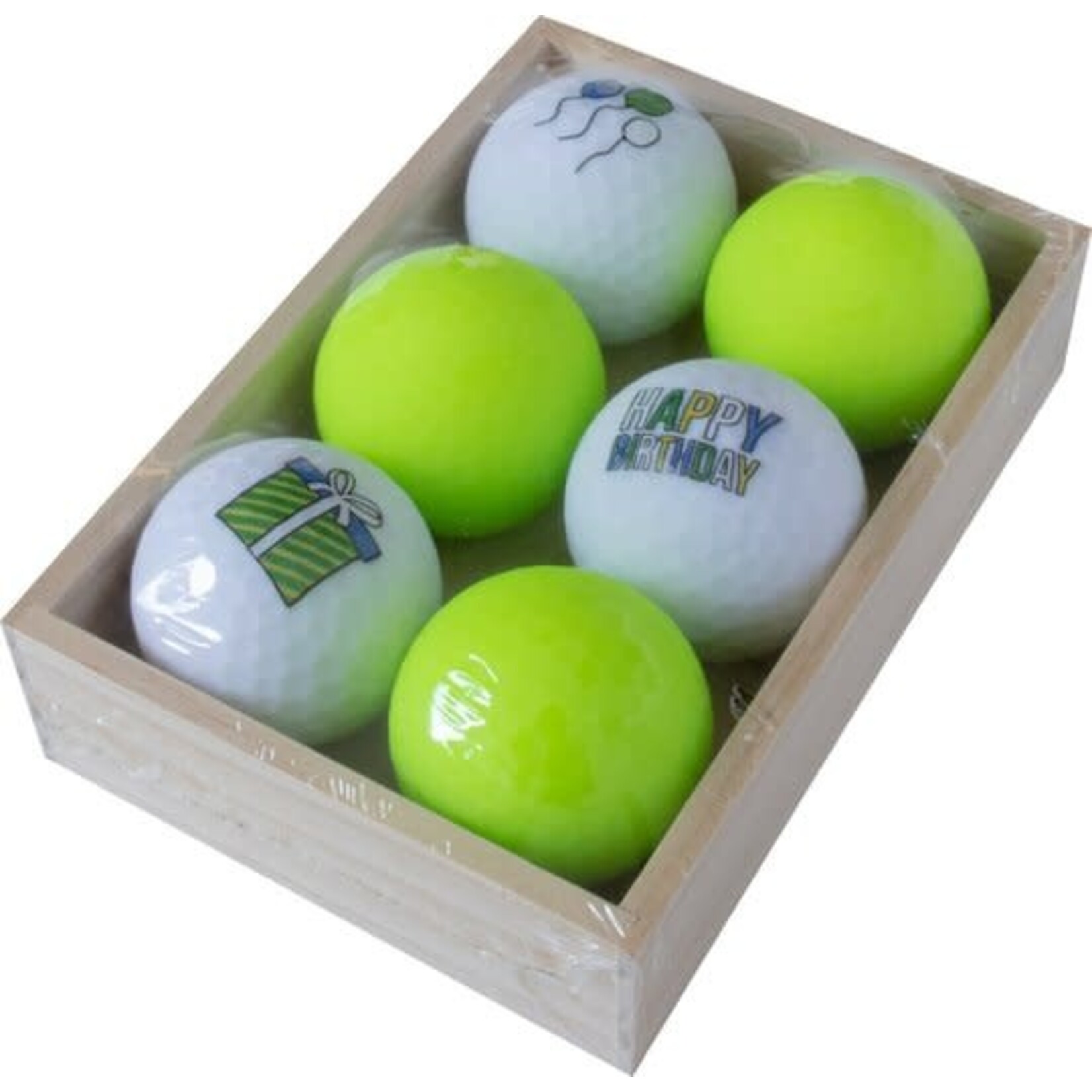 Legend Giftset Box 6 balls - Happy Birthday - Mix