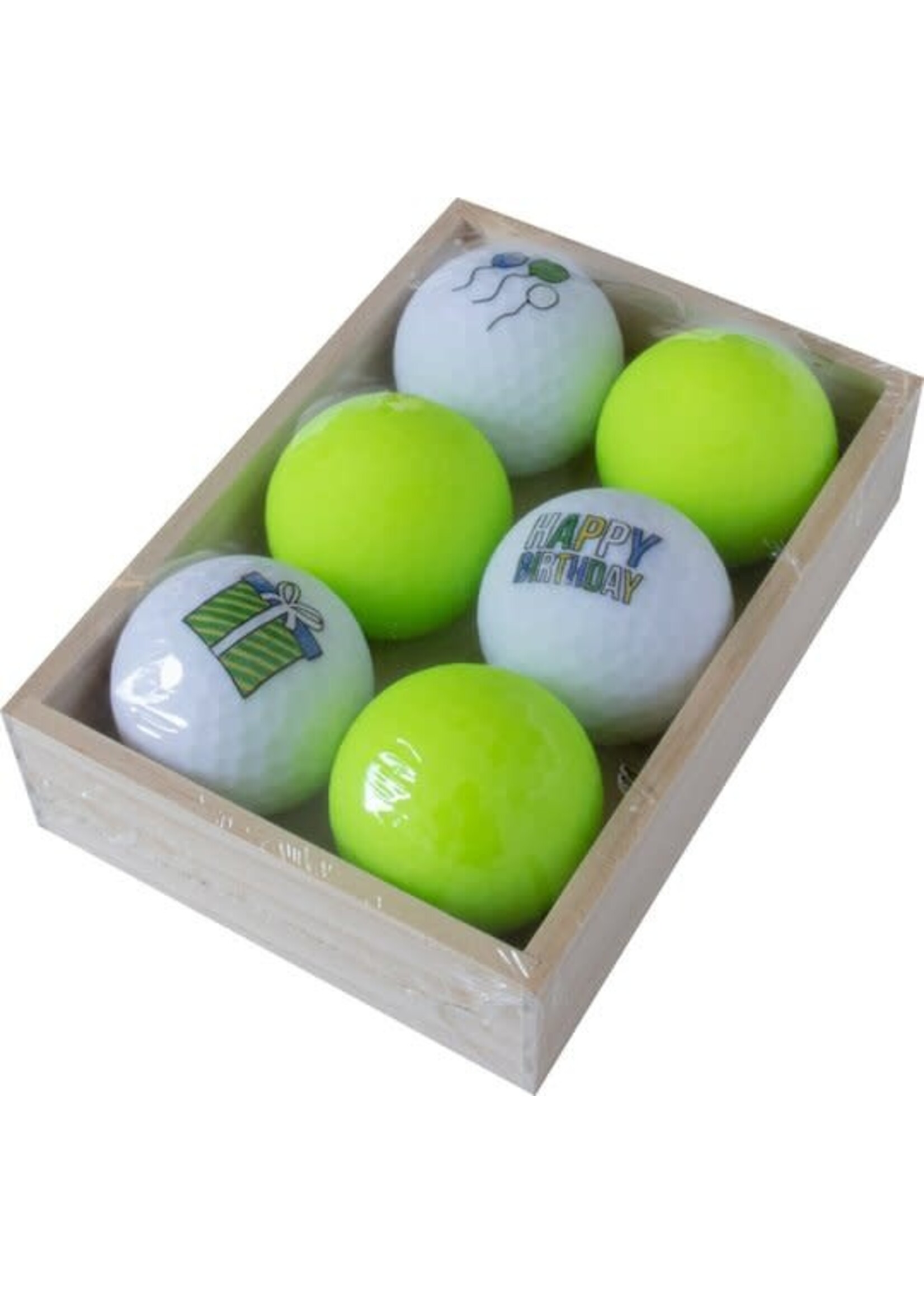 Legend Giftset Box 6 balls - Happy Birthday - Mix