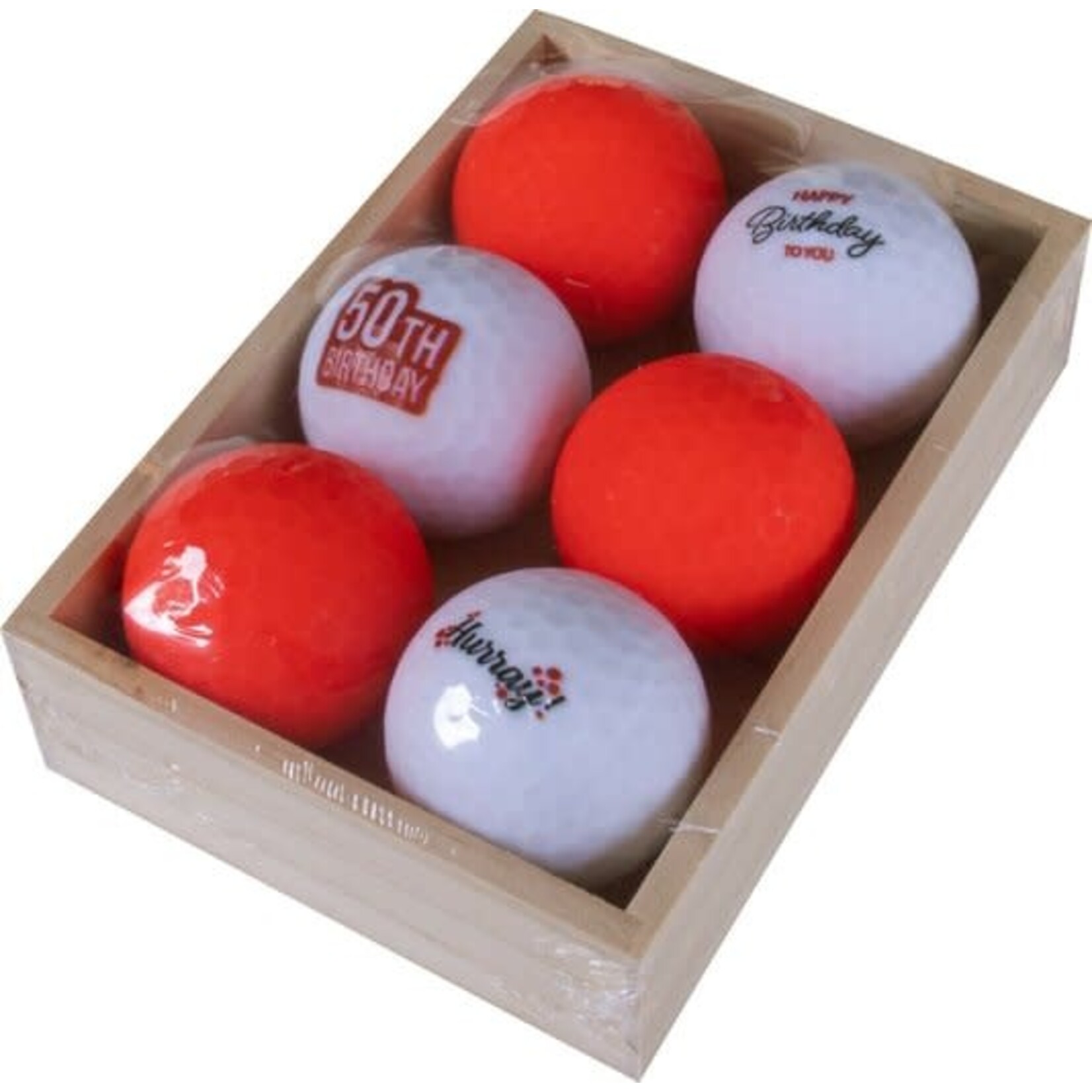 Legend Giftset Box 6 balls - 50th Birthday - Mix