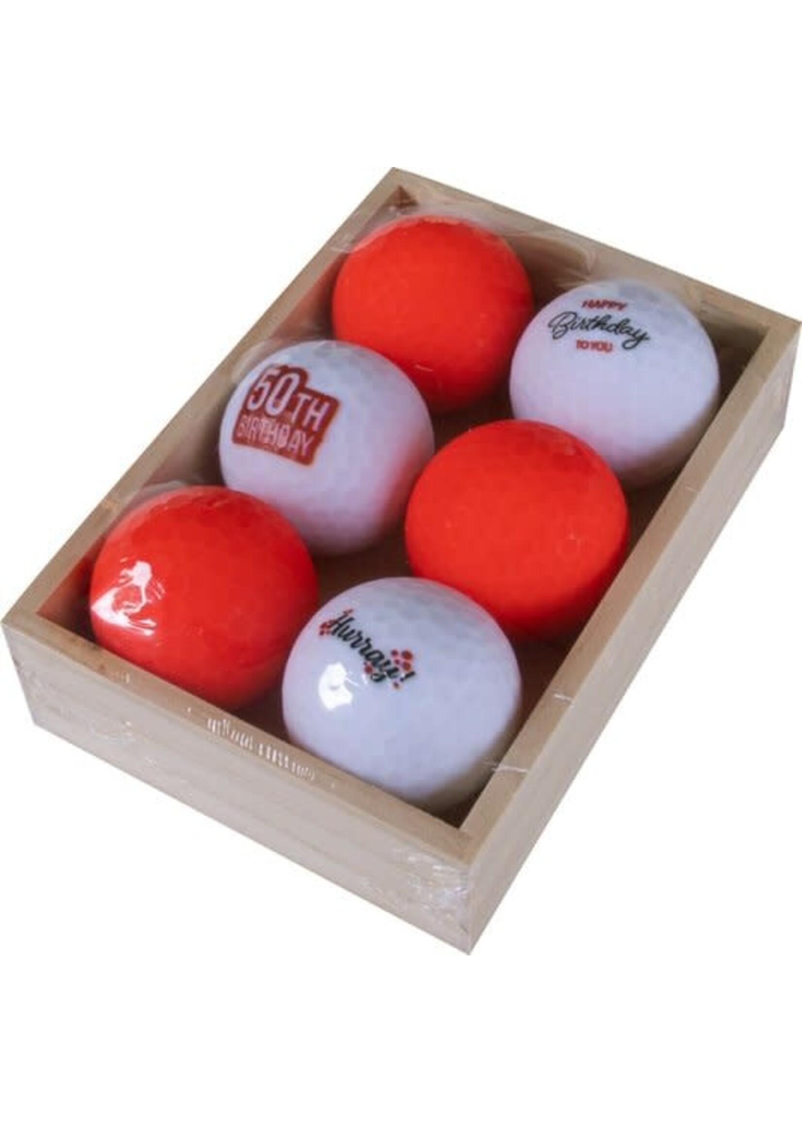 Legend Giftset Box 6 balls - 50th Birthday - Mix