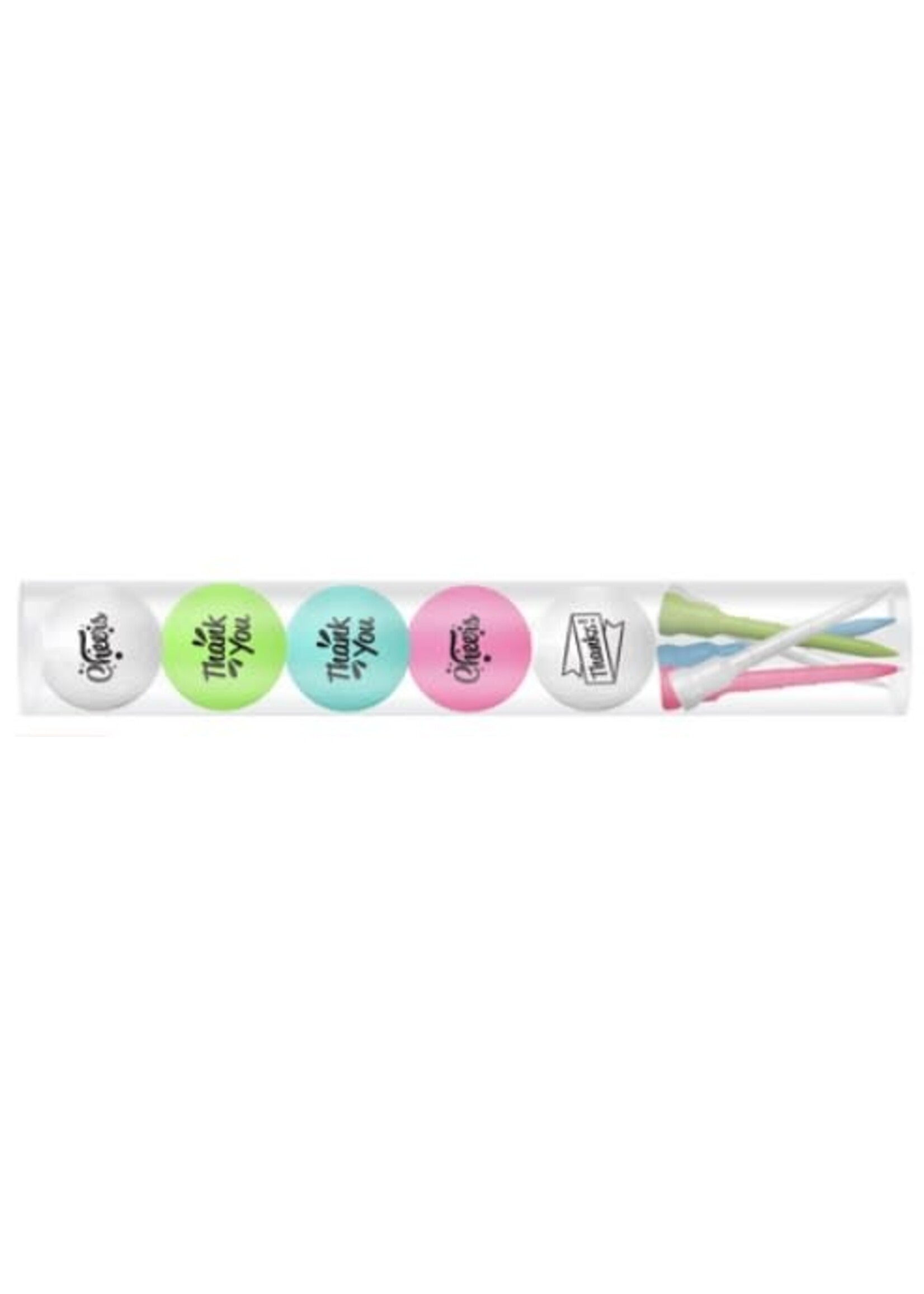 Legend Giftset 5 balls & tee's - Thank You - Mix