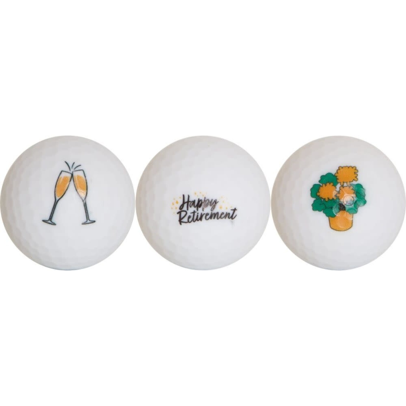 Legend Giftset 3 balls - Champagne & Geraniums - Pensioen