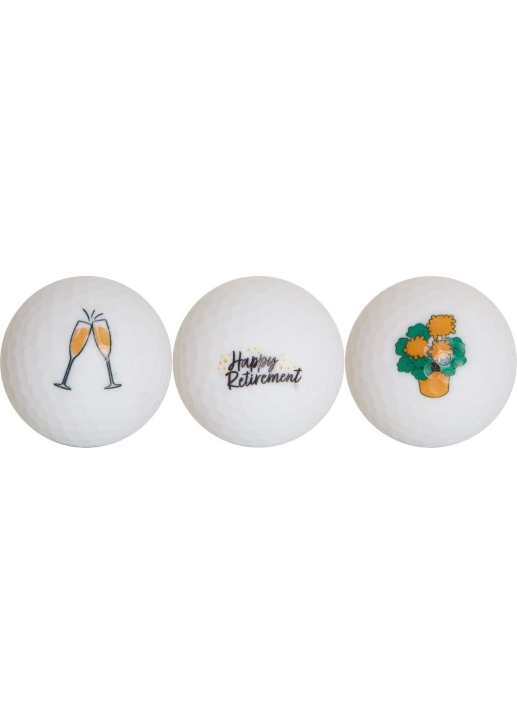 Legend Giftset 3 balls - Champagne & Geraniums - Pensioen