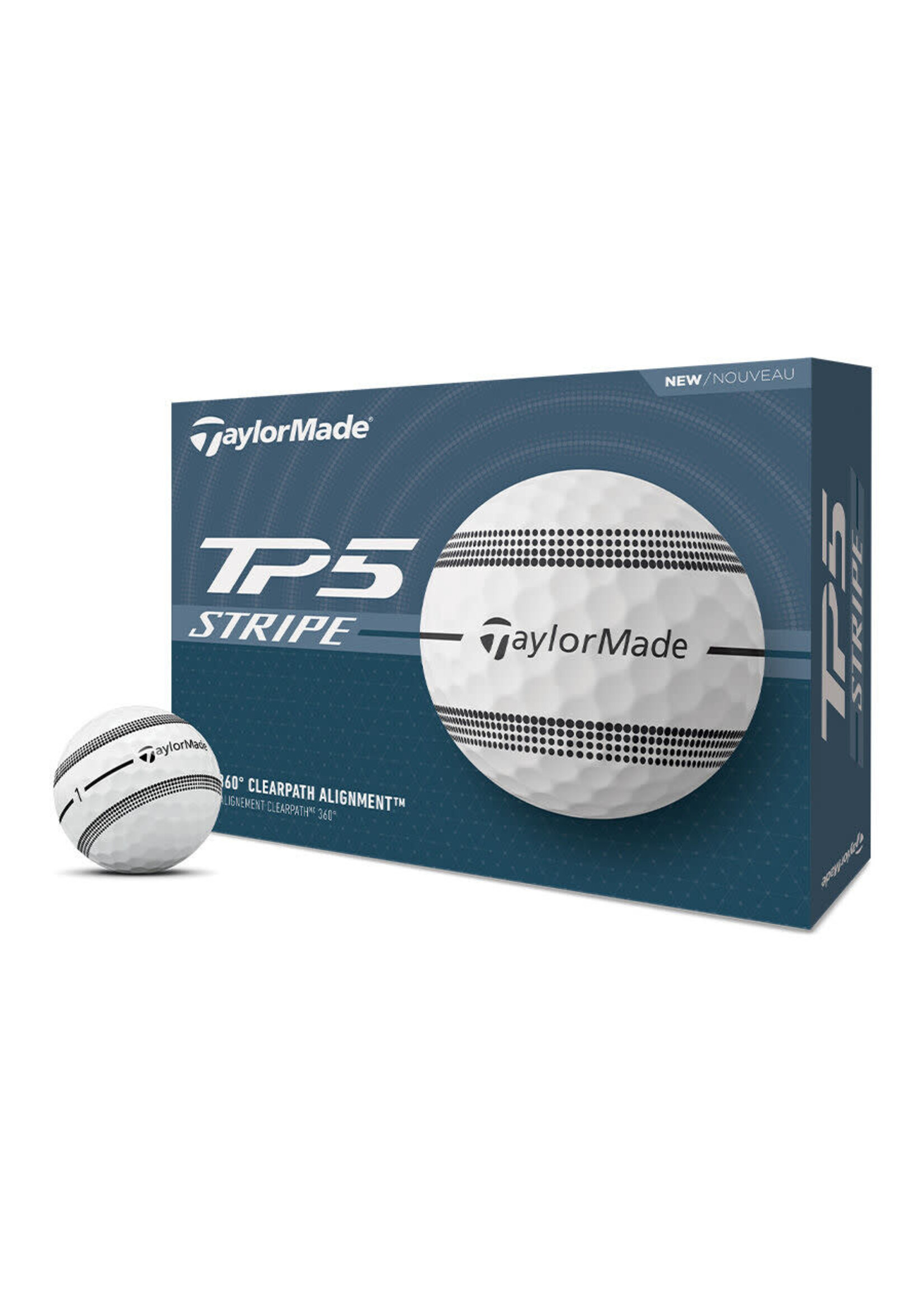 Taylor Made TaylorMade TP5 Stripe - White