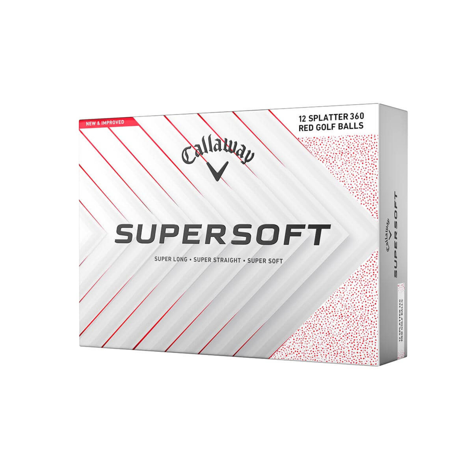 Callaway Callaway Supersoft - Splatter 360 - Red