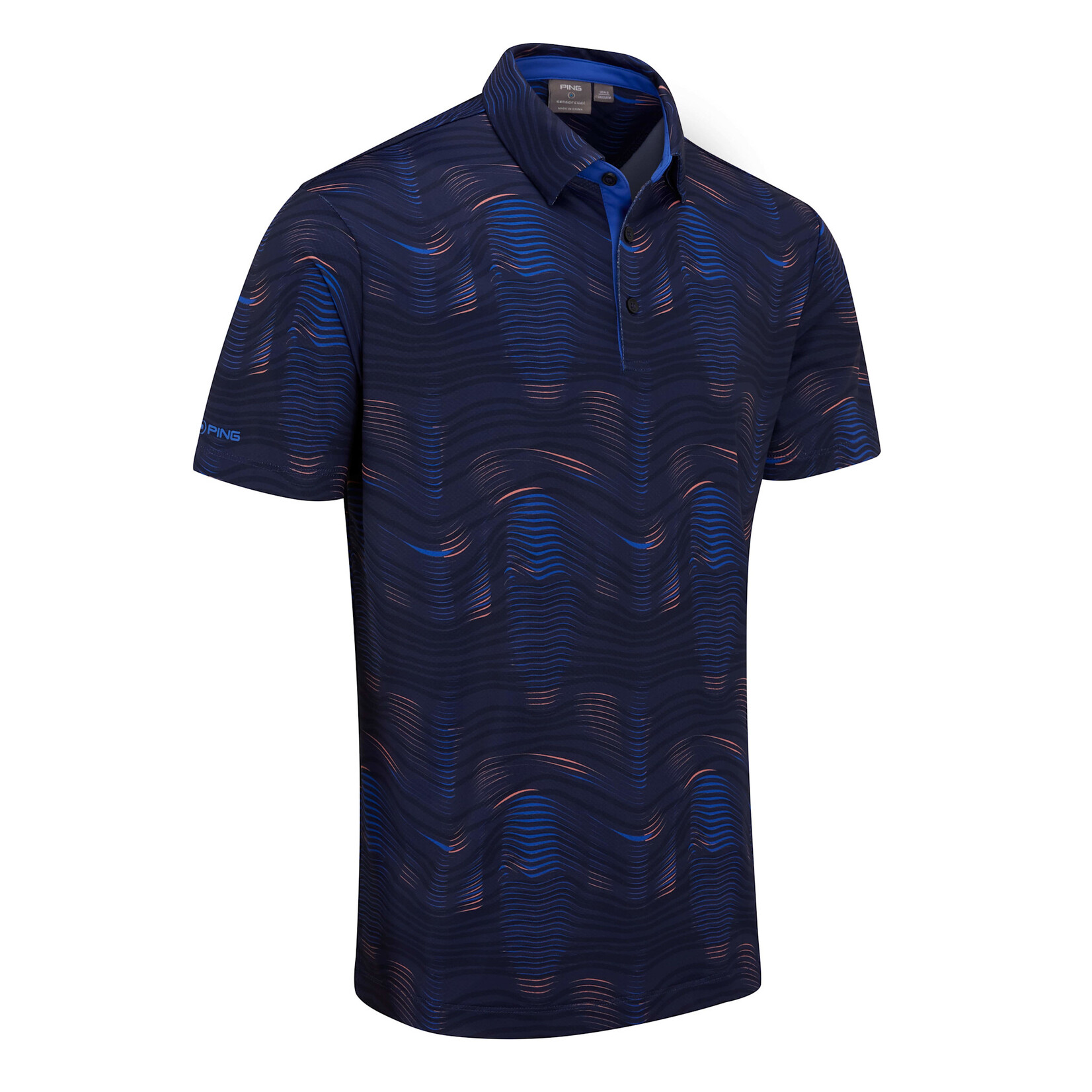 Ping PING Optic Groove Polo - Navy/Multi