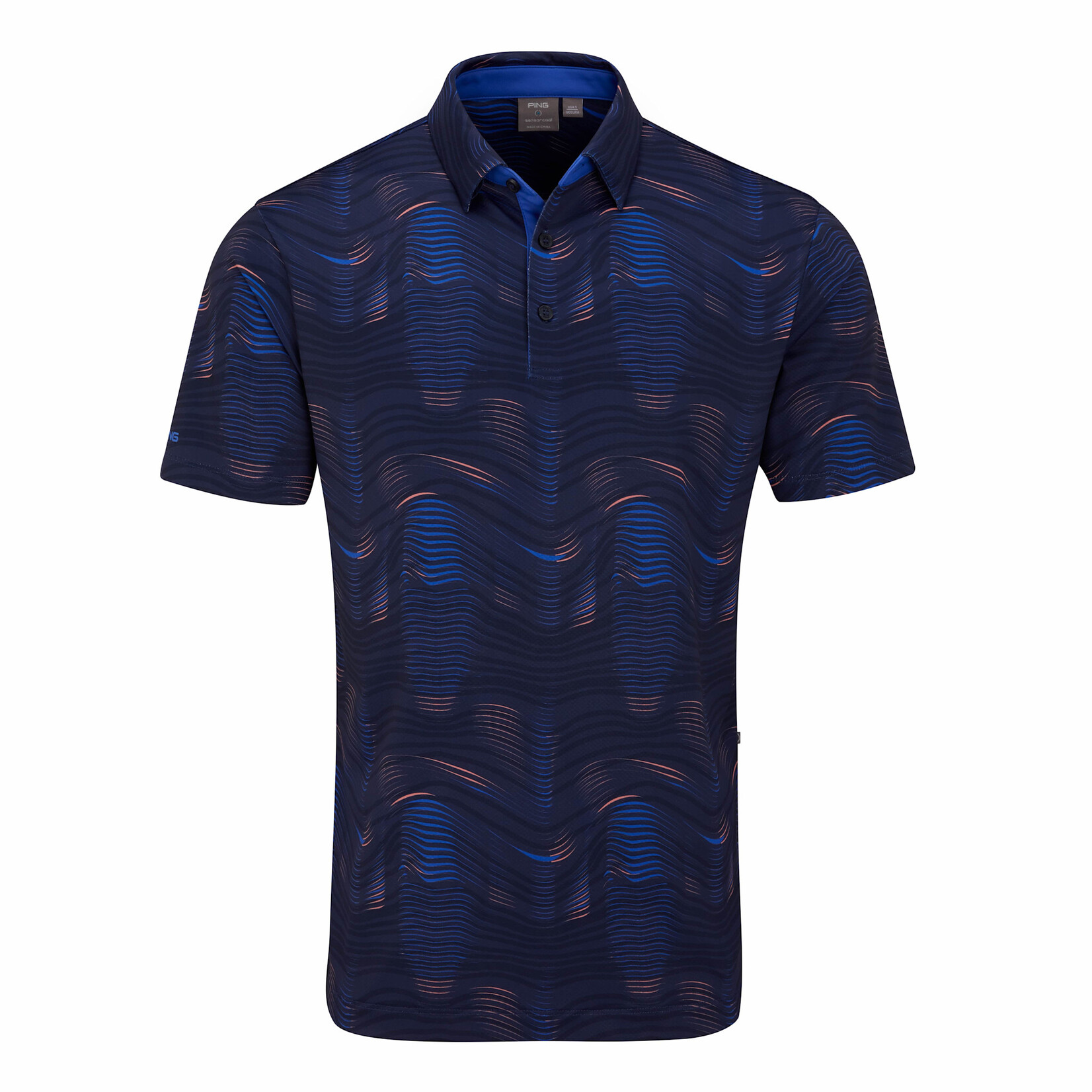 Ping PING Optic Groove Polo - Navy/Multi