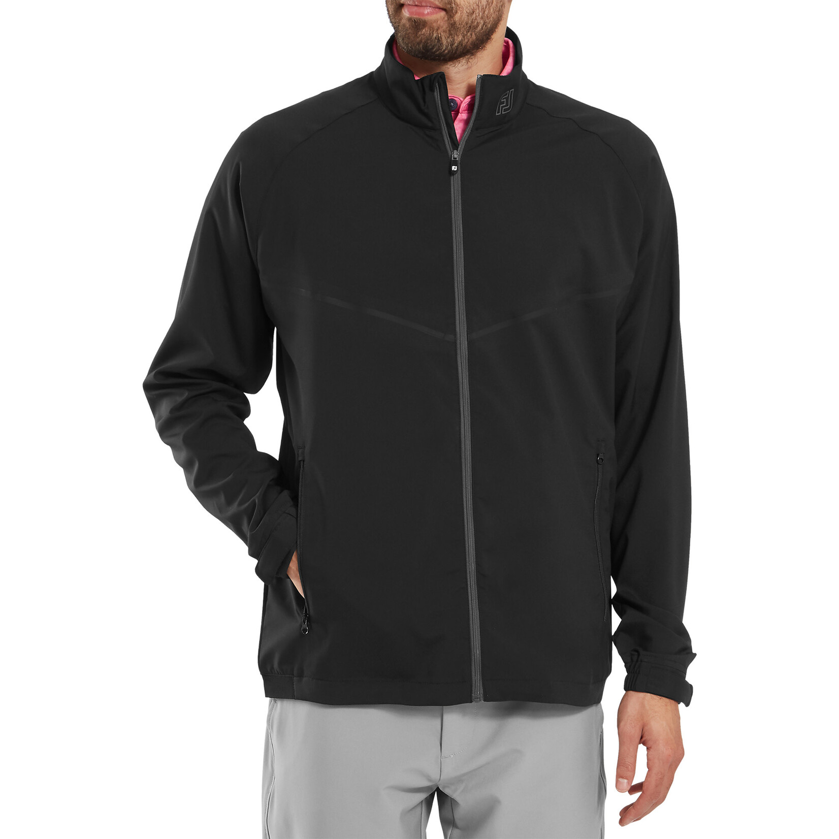 Footjoy Footjoy Full Zip Zephyr Windshirt - Black
