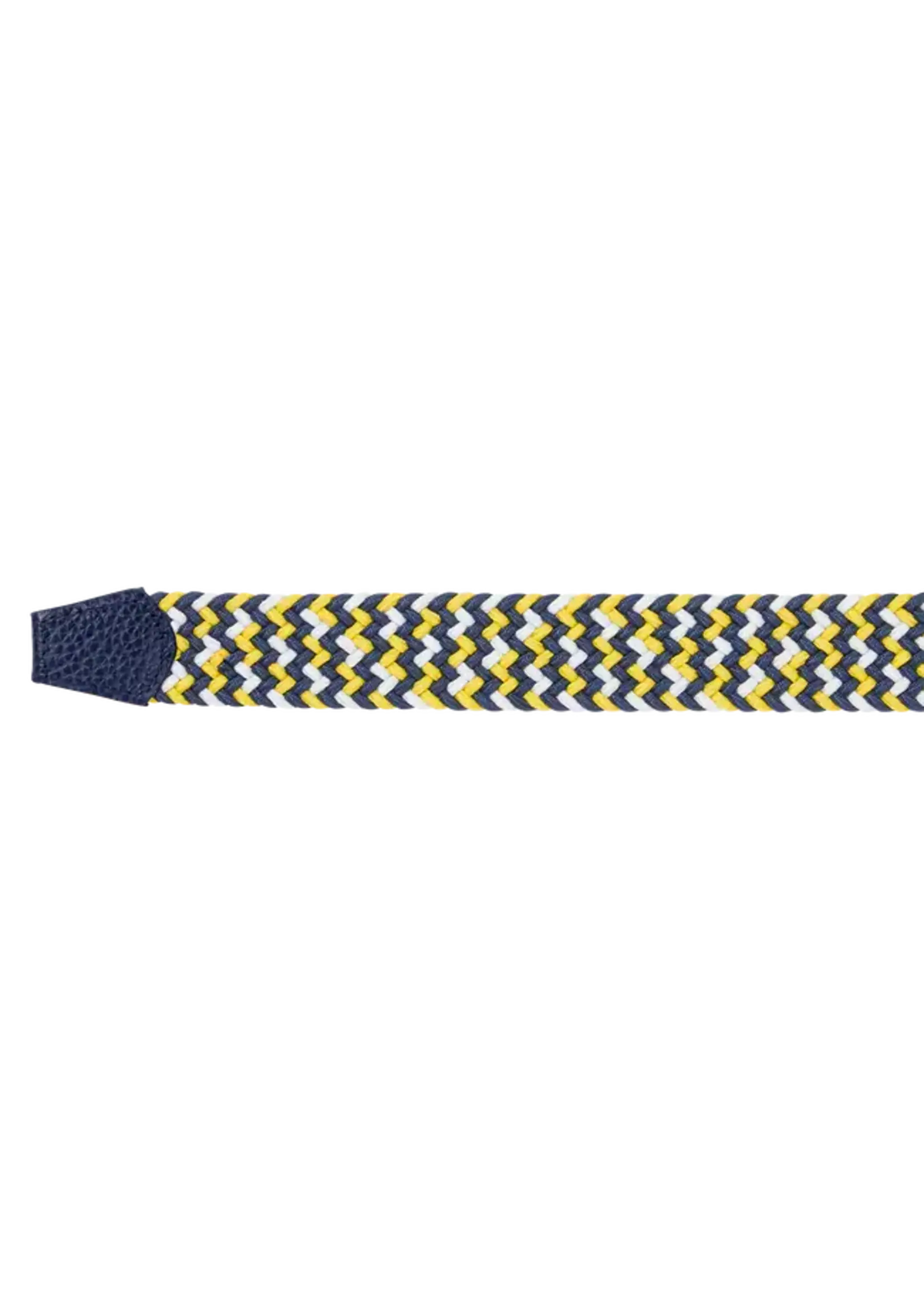 Footjoy FootJoy Braided Belt - Navy/White/Taxi - REGULAR
