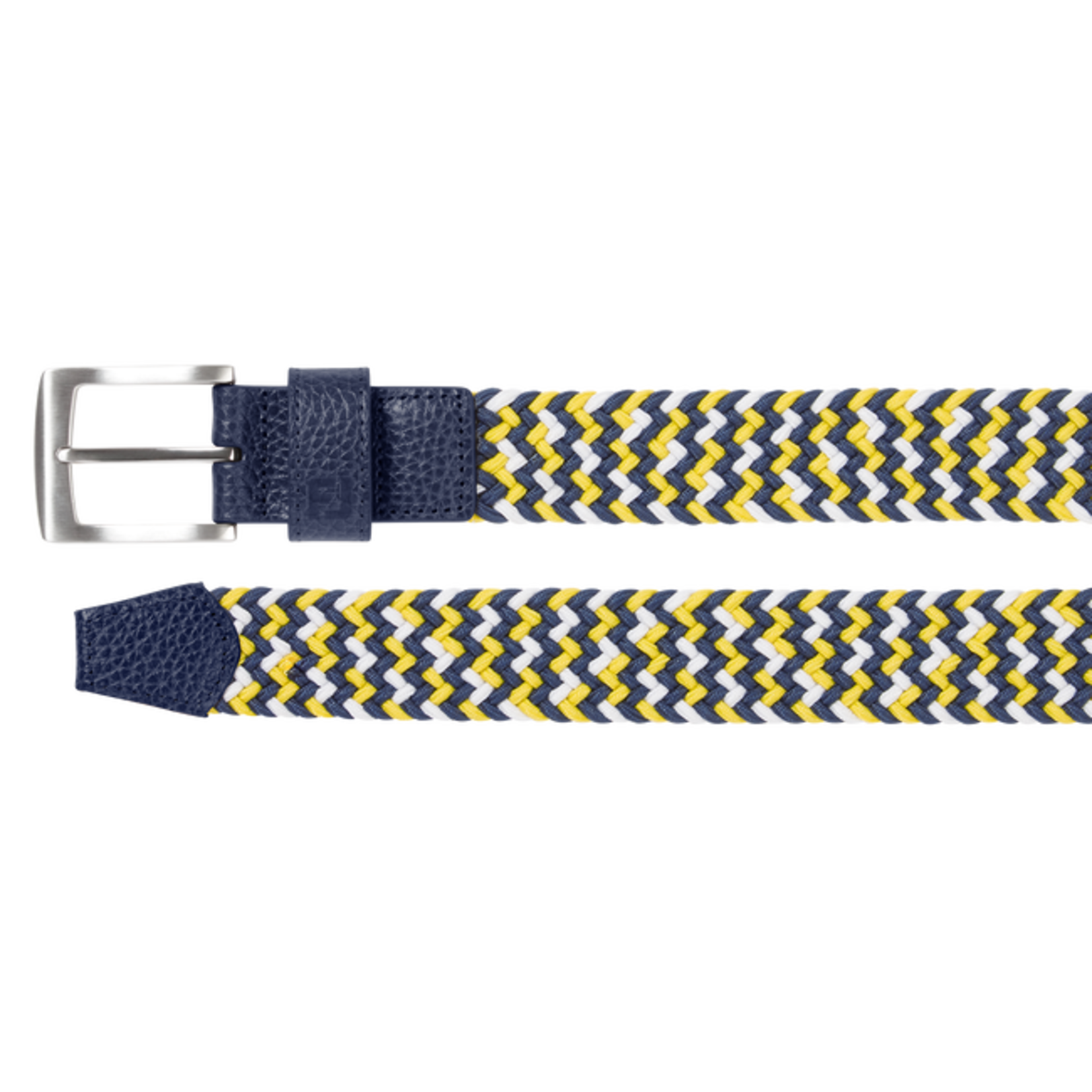 Footjoy FootJoy Braided Belt - Navy/White/Taxi - REGULAR