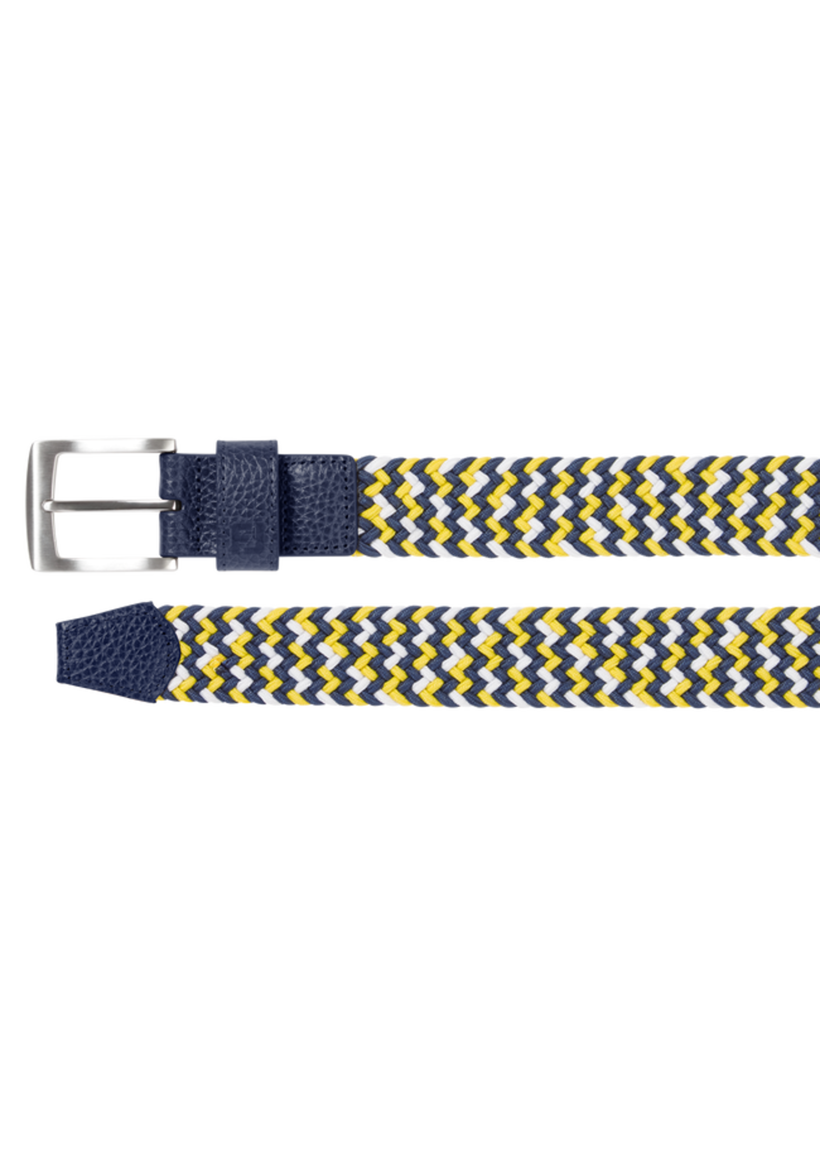Footjoy FootJoy Braided Belt - Navy/White/Taxi - REGULAR