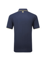 Footjoy Footjoy Tipped Pique Polo - Navy/White/Taxi